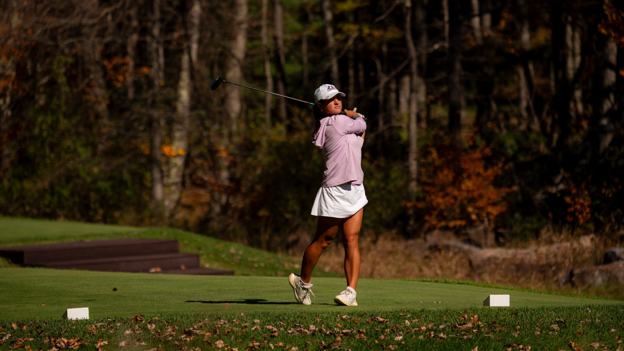 Mort 2026 fall WGOLF action shot at Nemacolin