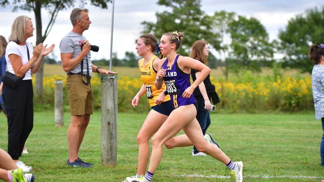 Binet 2026 XC action shot at Cedarville
