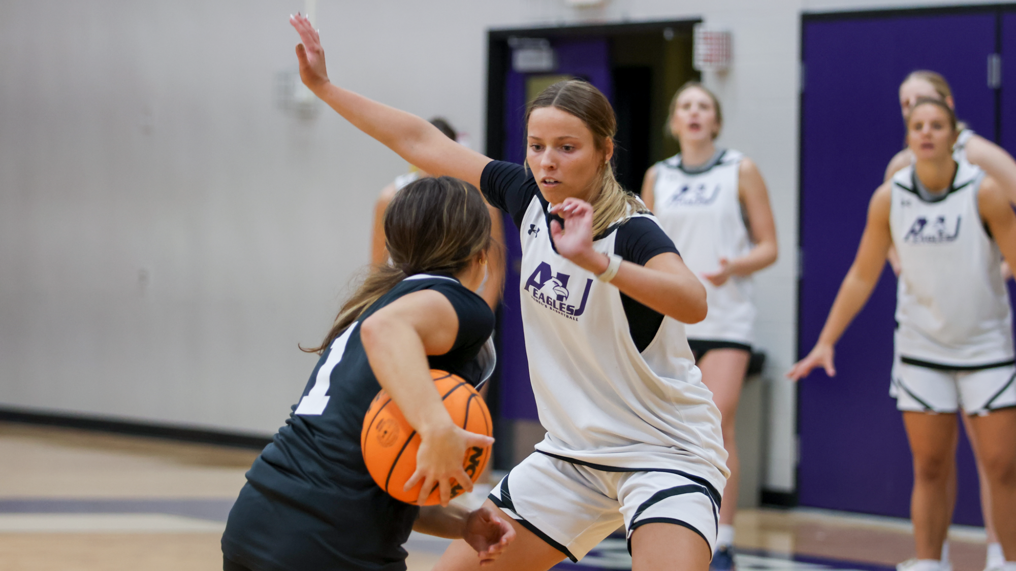 2026-27 WBB home practice action shot
