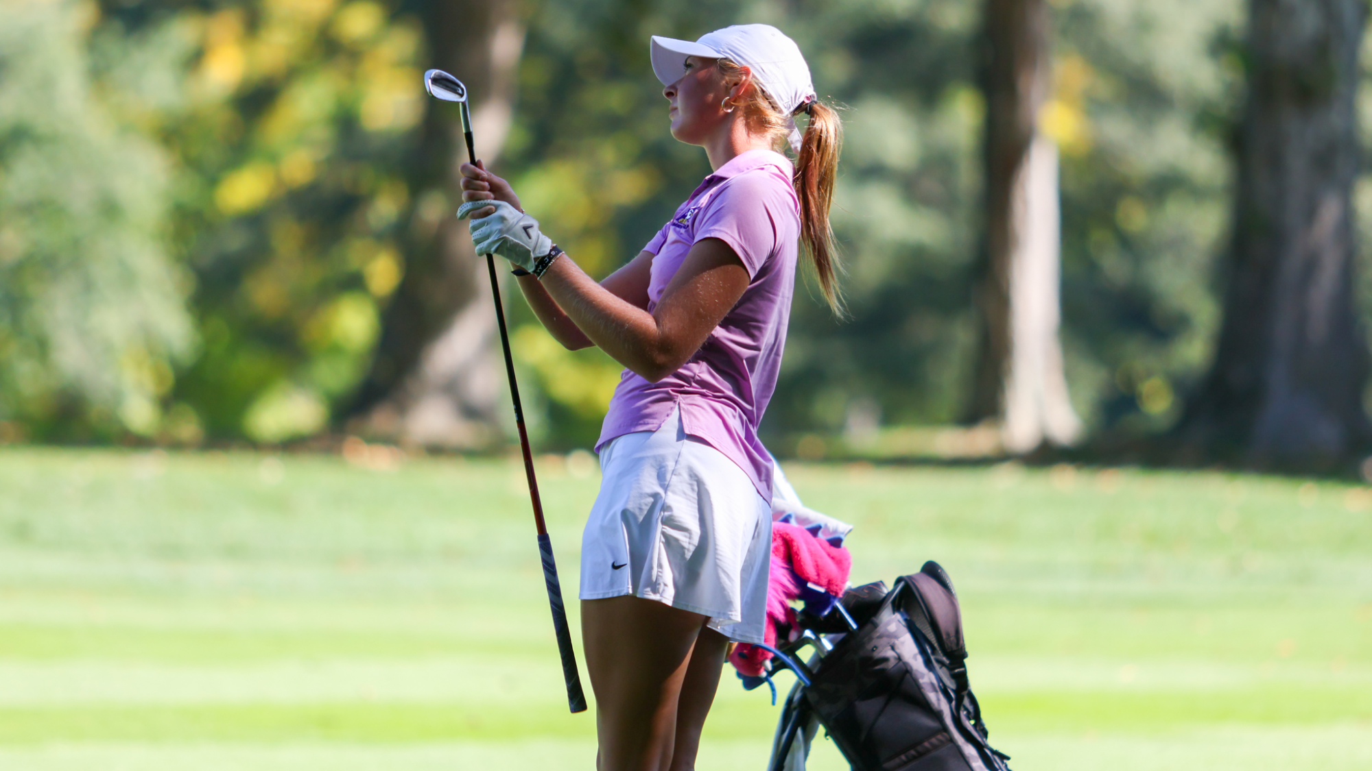 Machamer 2026 fall action shot WGOLF at Findlay