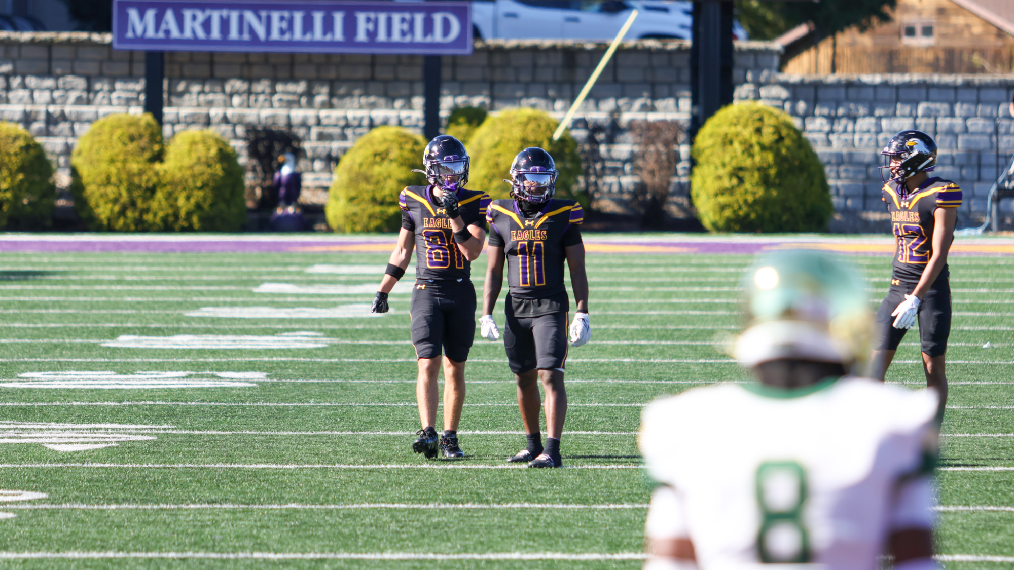 FB wide receivers home action shot Homecoming