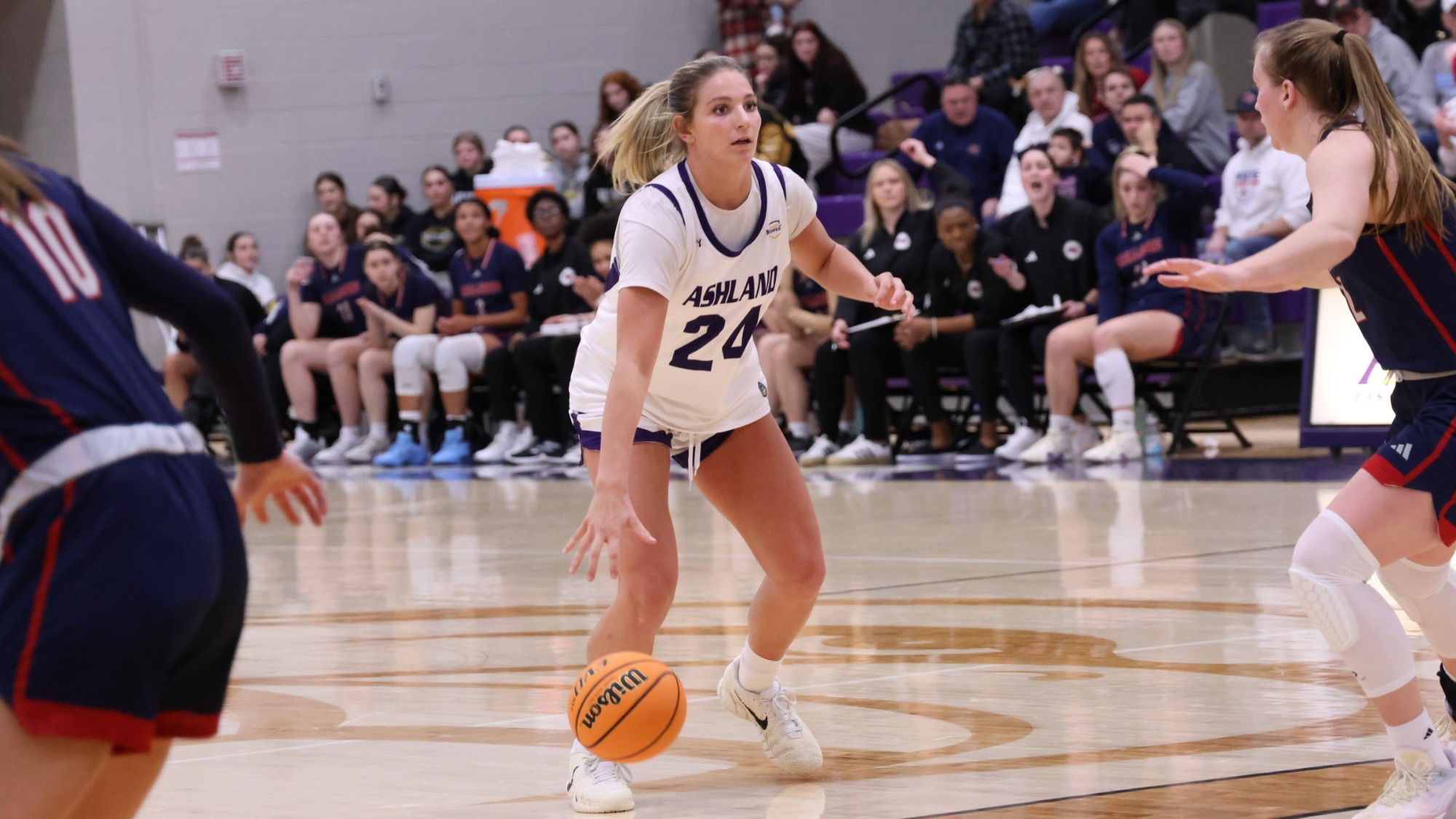 Slates home WBB action shot 2025-26