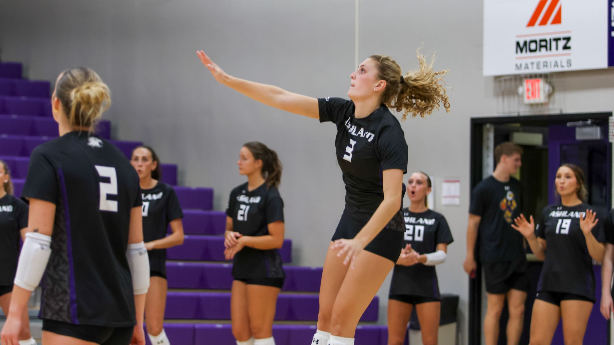 Miller 2026 VB home action shot Lake Erie