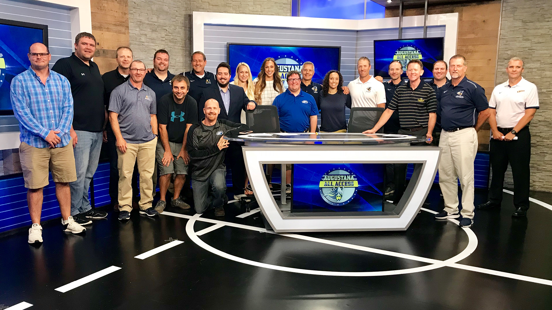 Midco and Augustana Together in the studio