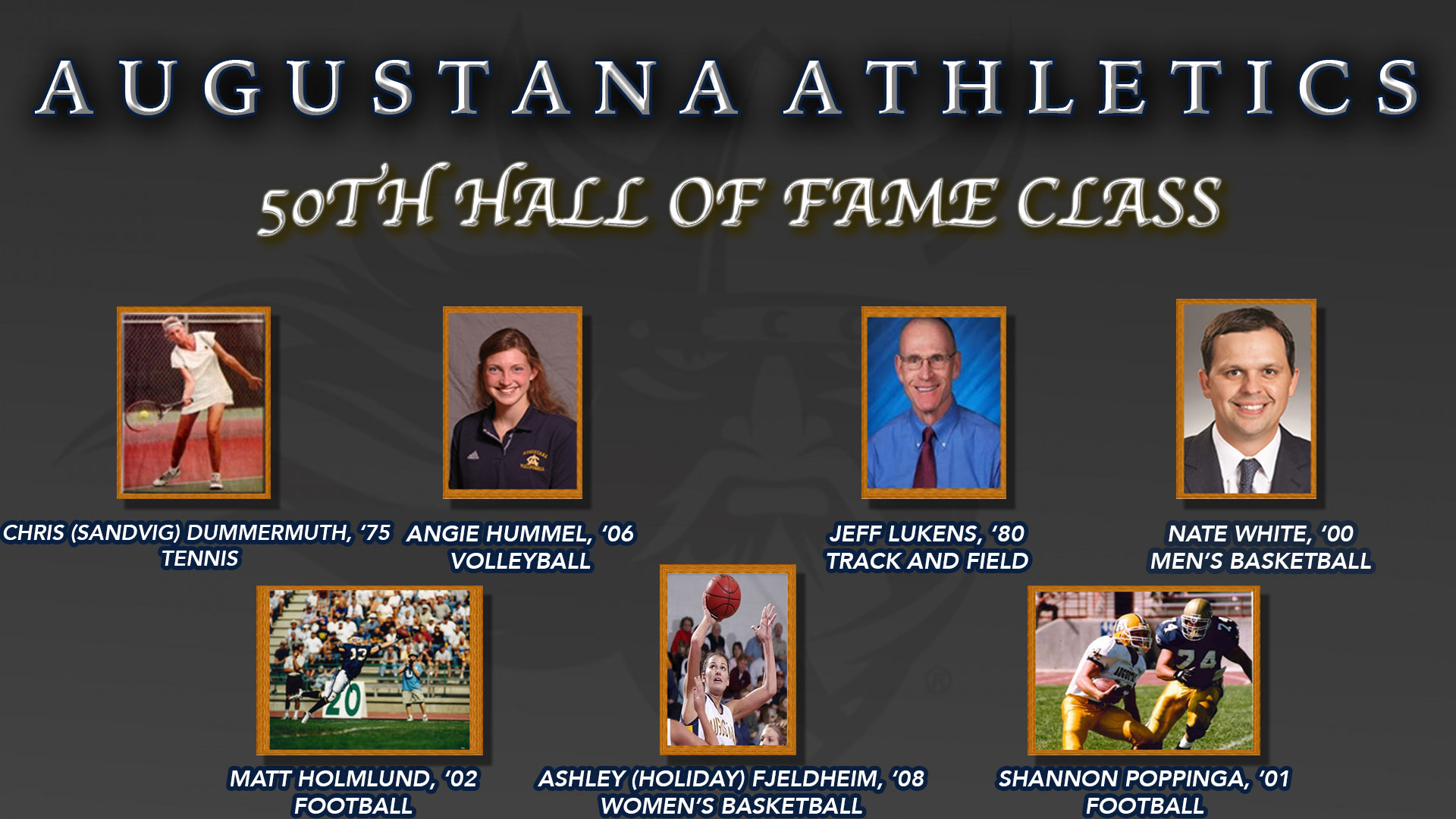 2019 Augustana Hall of Fame Class