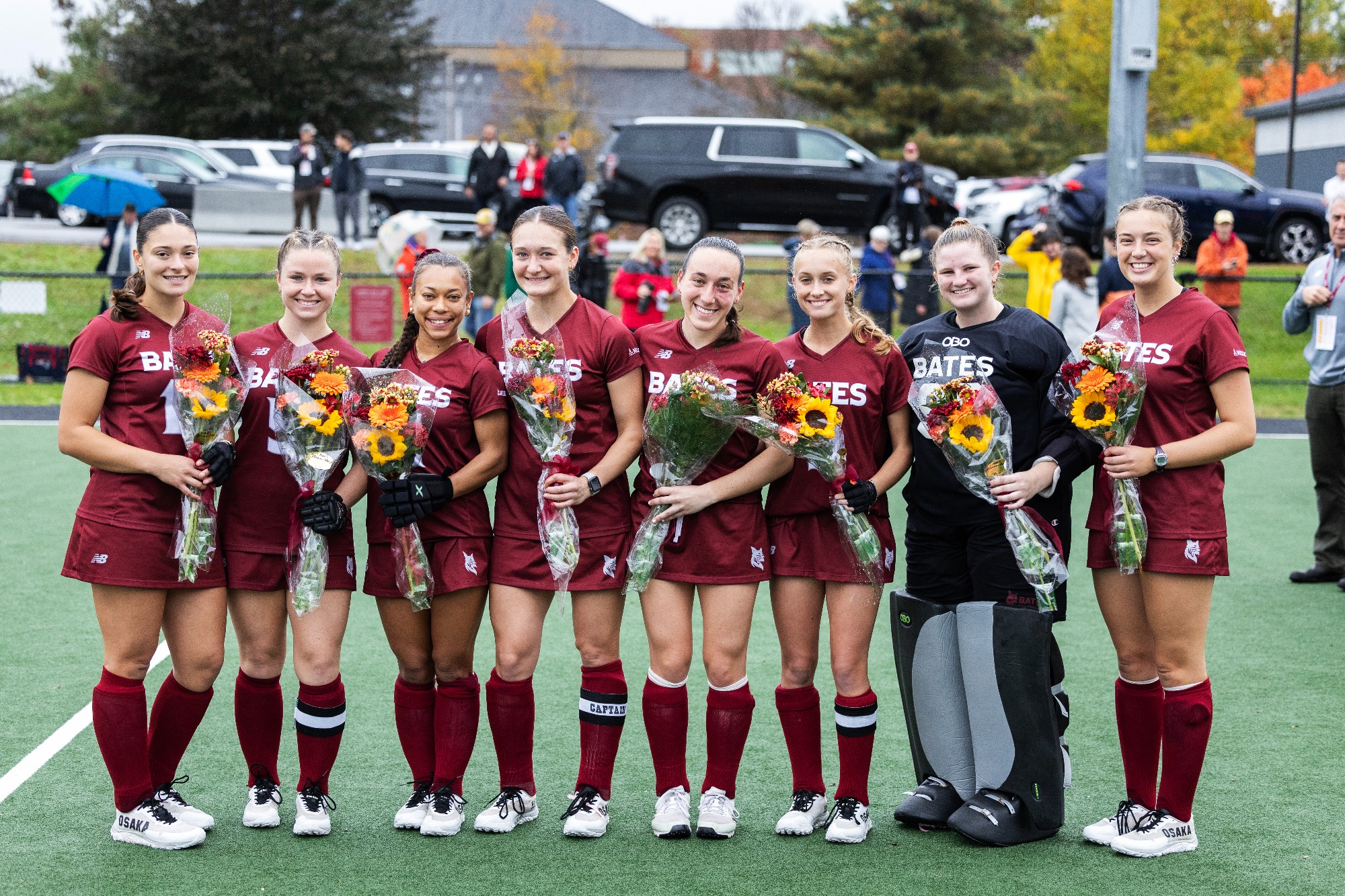 No. 10 field hockey makes most of Senior Day, defeats Conn. College 41