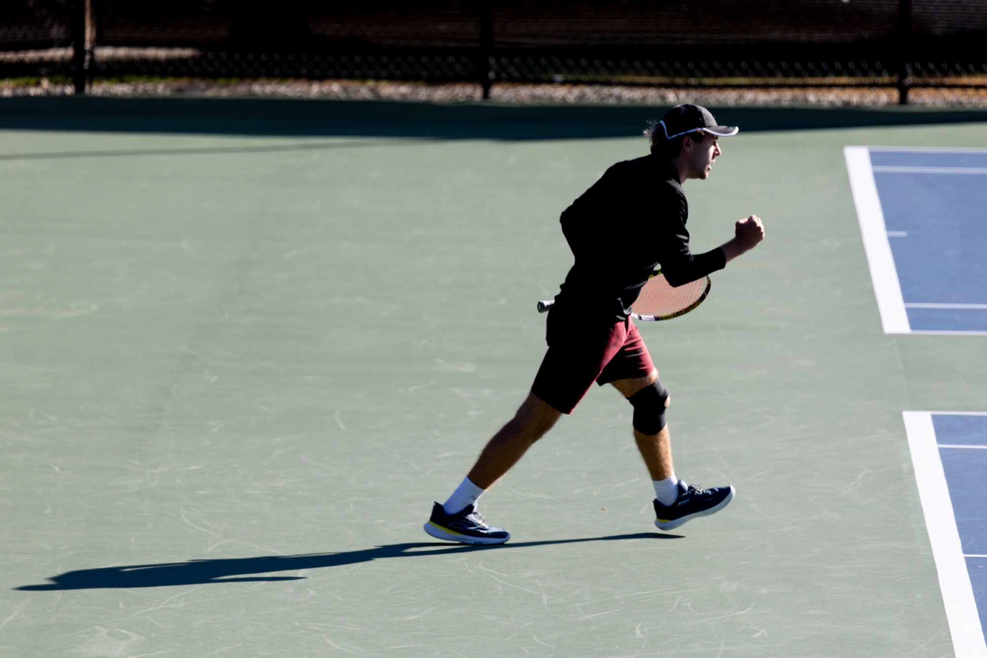 The men’s tennis team hosts the first day of a two-day Wallach Invitational on the Wallach courts with Bates, Colby, Brandeis, and Trinity on Saturday, October. 11, 2025.
