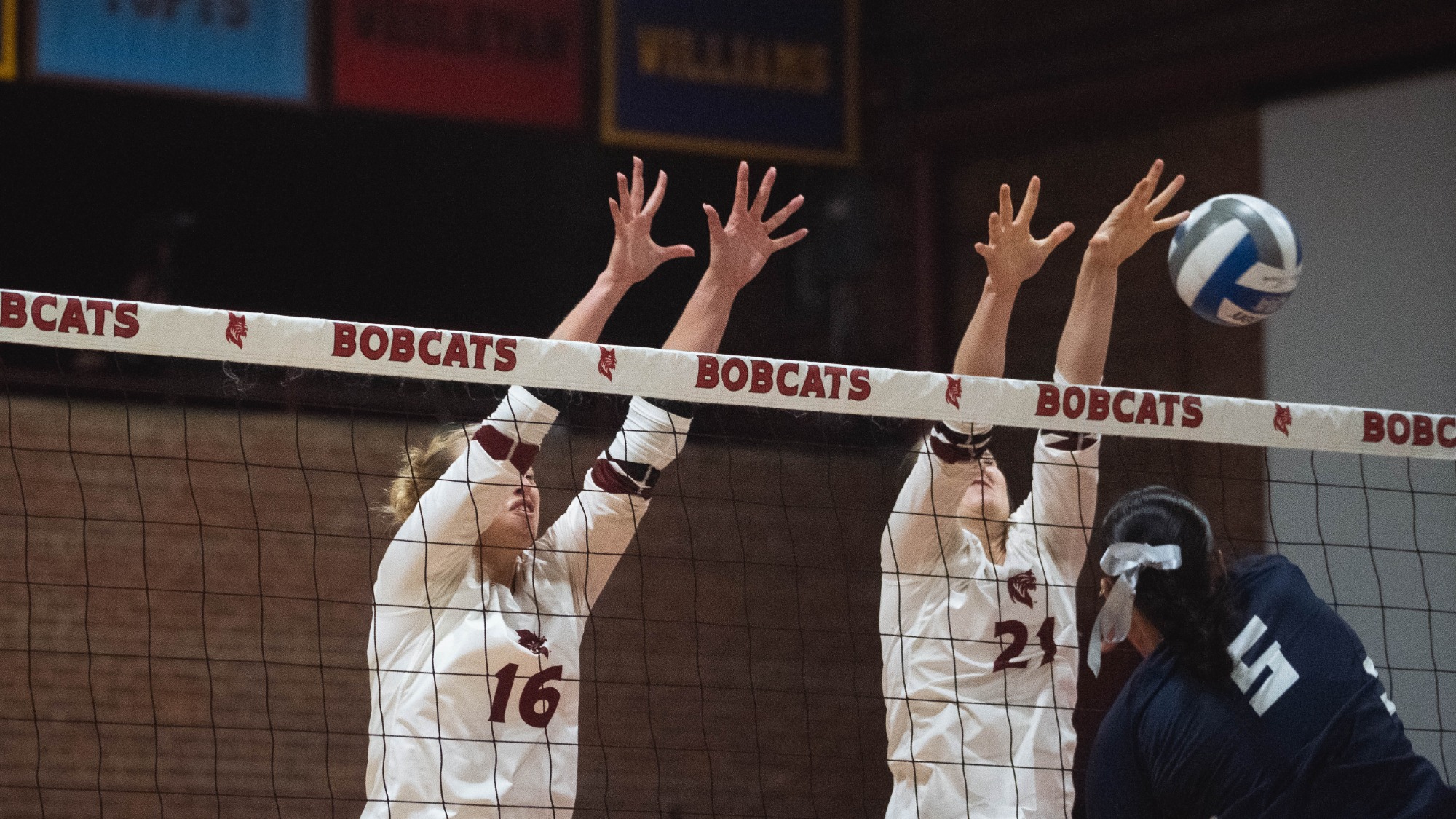 Bates Volleyball Versus Fisher (win 3-0) Oct. 22, 2025