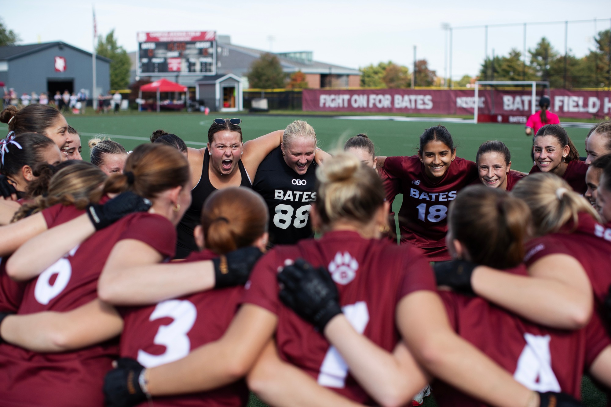 Bates College field hockey defeats Williams 2-1 at Bates College on October 4, 2025.