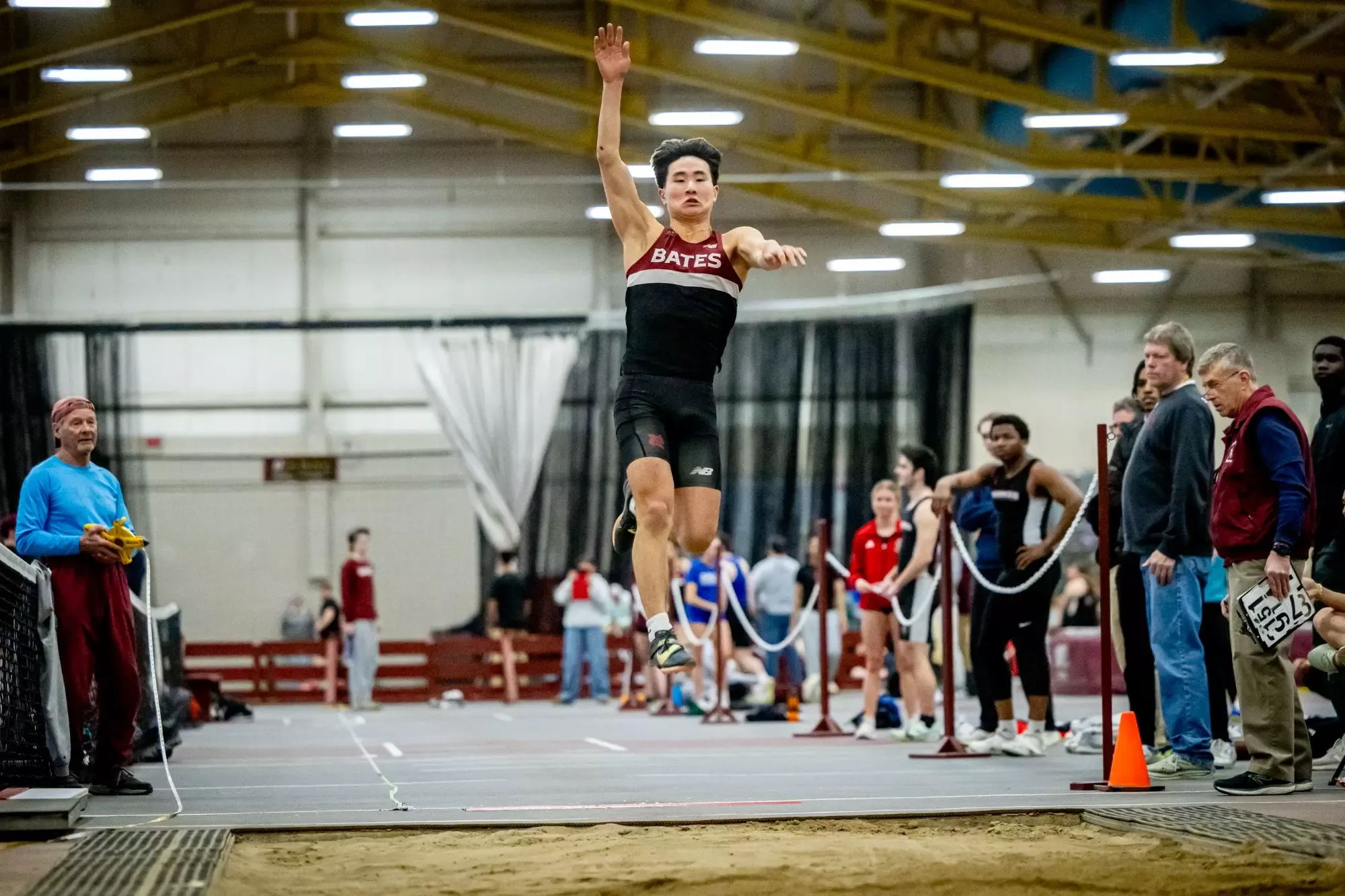 Benjamin Schutta | Bates College men's track and field welcomes Bowdoin College, Central Maine Community College, Colby College, Fitchburg State University, Husson University, Thomas College, and University of Maine at Farmington to Merrill Gym for the Bobcat Tune-up!