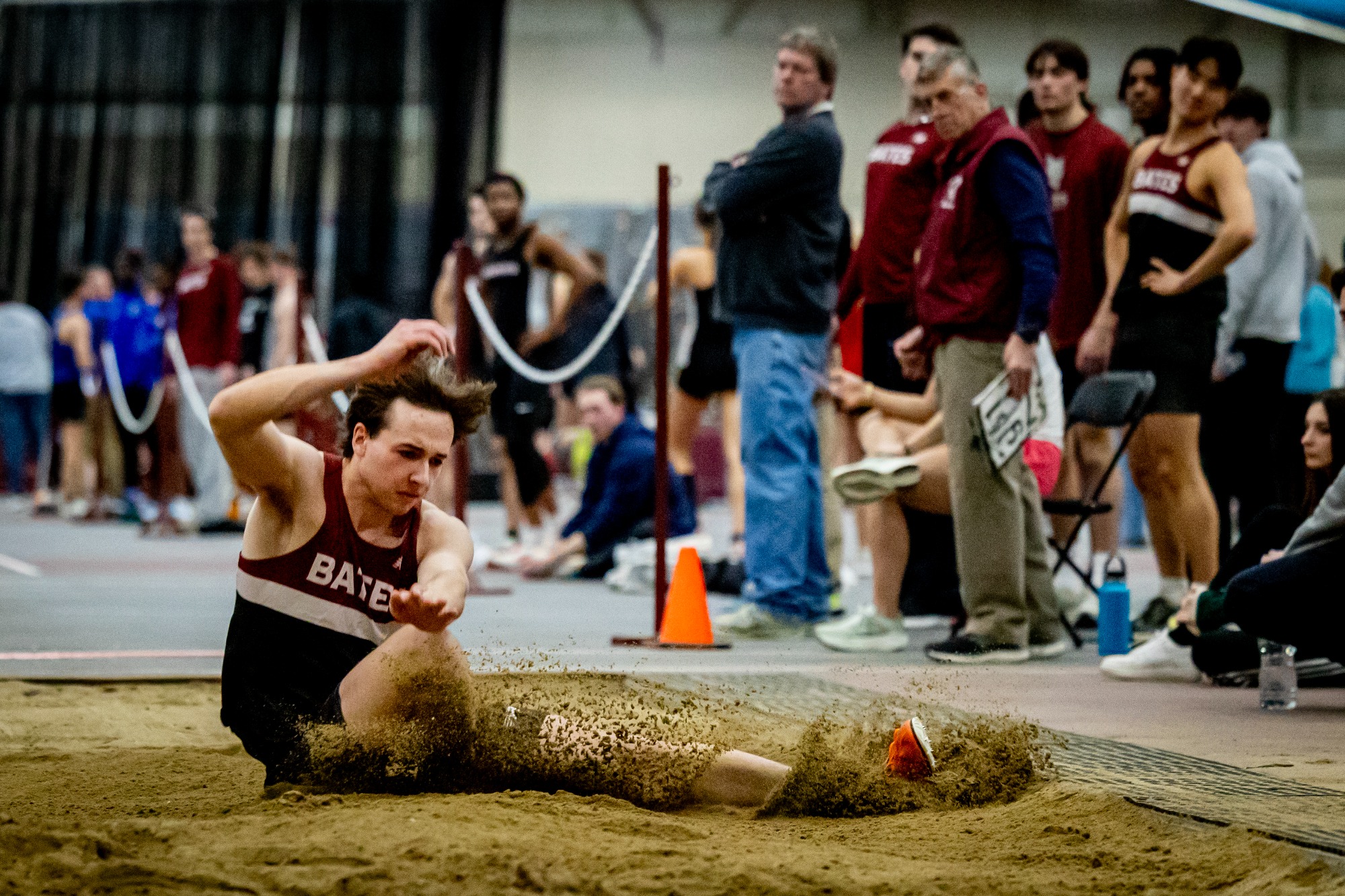 Carson Moellering | Bates College men's track and field welcomes Bowdoin College, Central Maine Community College, Colby College, Fitchburg State University, Husson University, Thomas College, and University of Maine at Farmington to Merrill Gym for the Bobcat Tune-up!