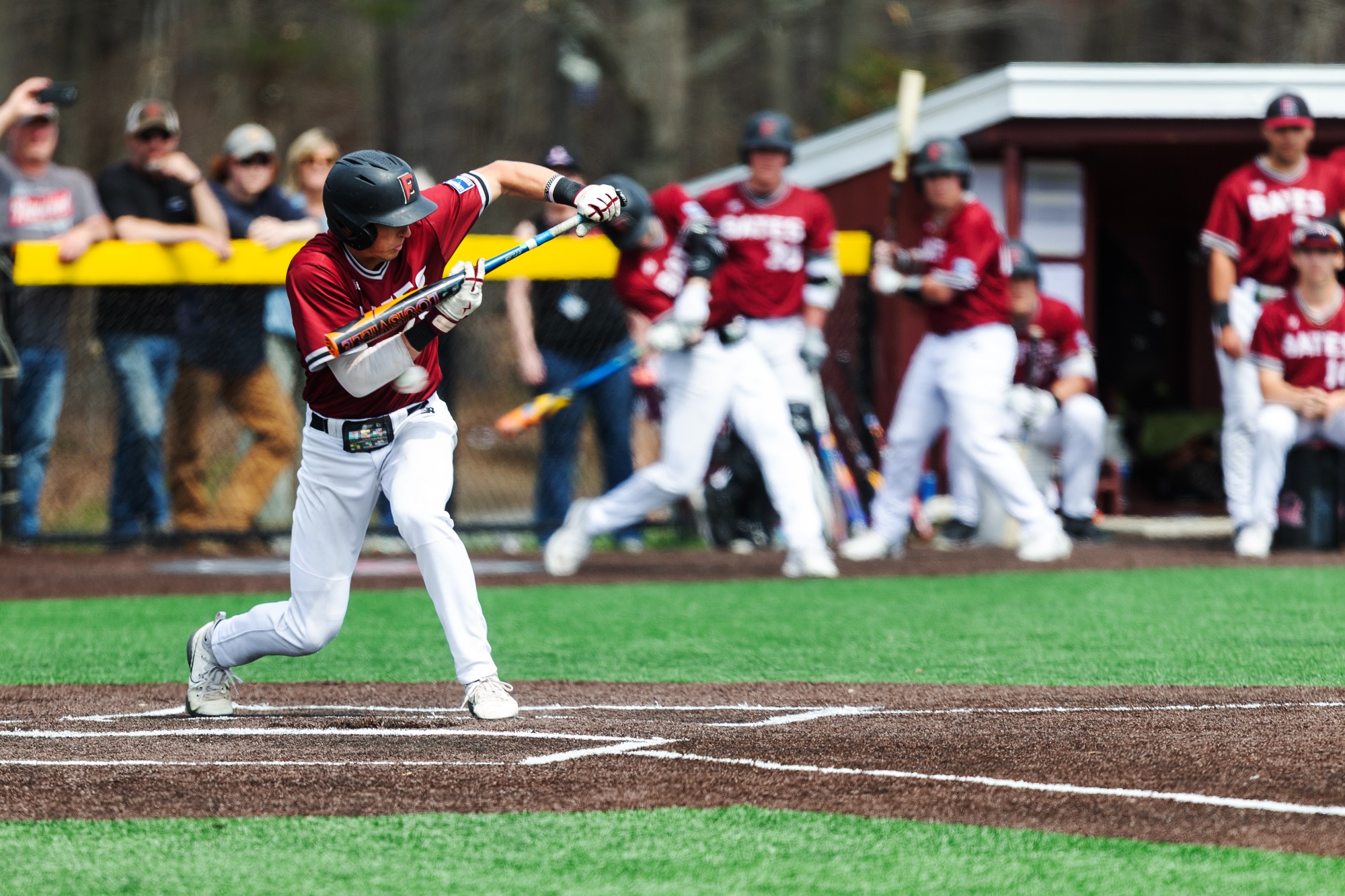 Keagan Ryan | Bates College baseball defeats Trinity 5-4 in the first game of a doubleheader at Bates College on April 25, 2025.
