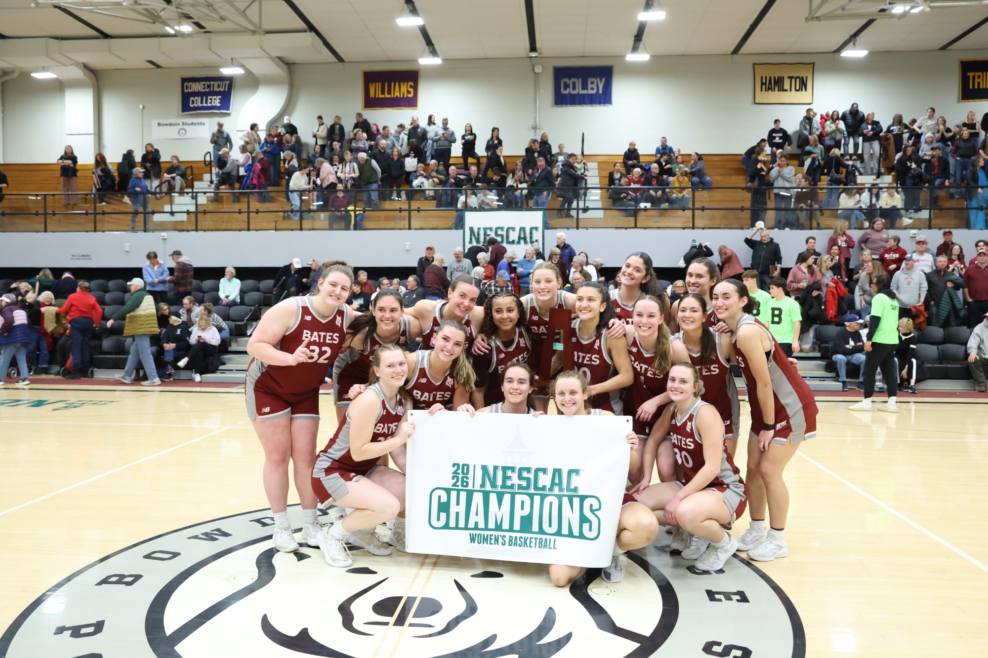 The Bobcats win the 2026 NESCAC title!