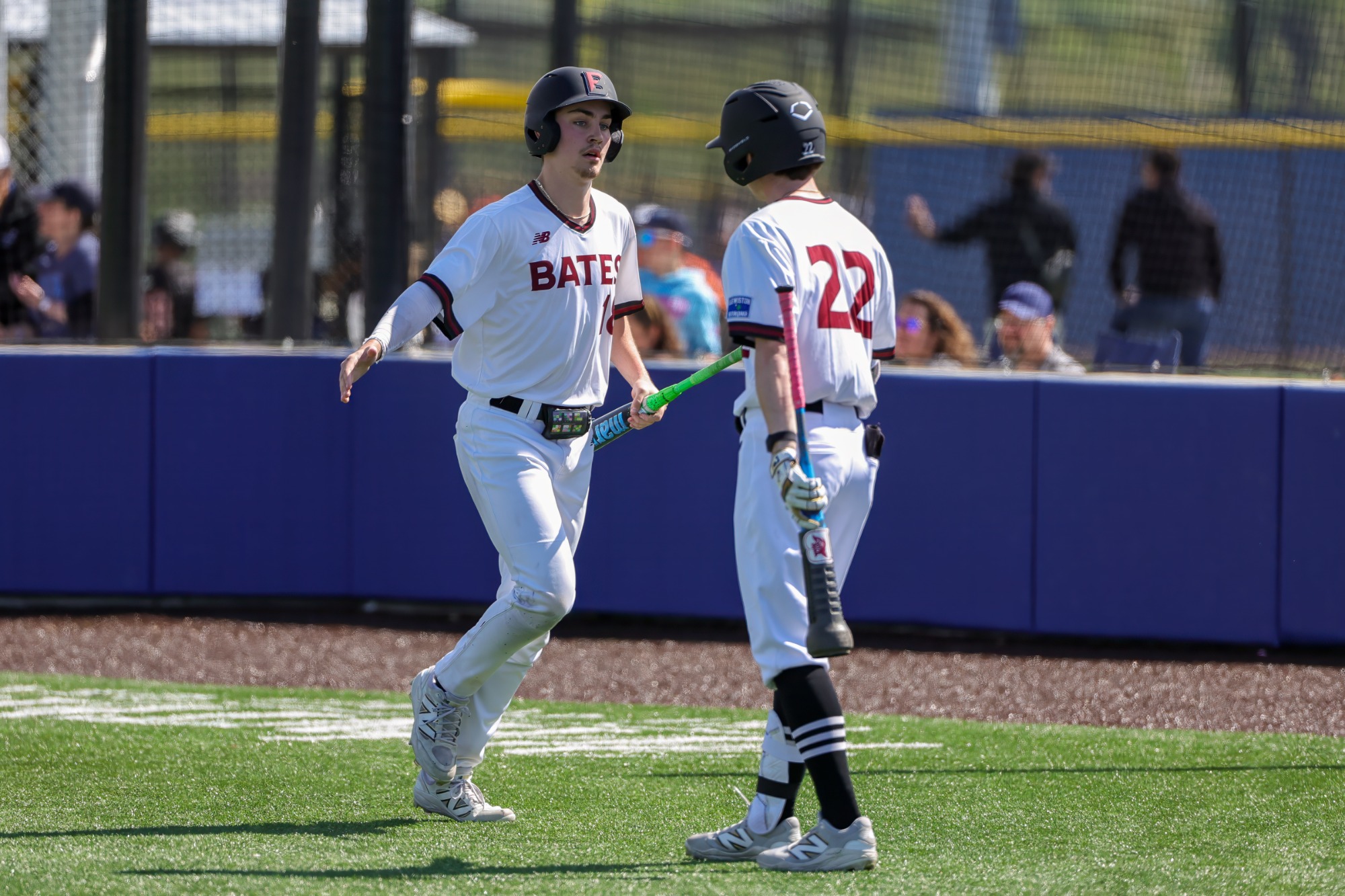 Mar 18, 2026; Winter Haven, FL, USA; Bates baseball during a game against SUNY Fredonia at Chain O Lakes Complex. Mandatory Credit: Mike Watters