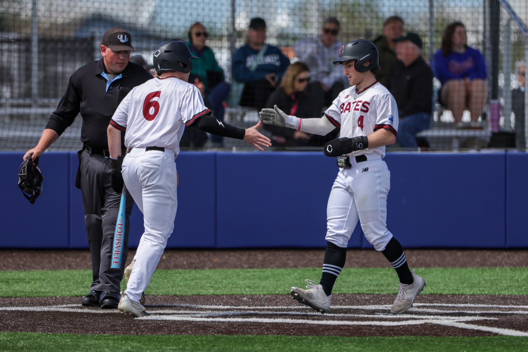 Mar 18, 2026; Winter Haven, FL, USA; Bates baseball during a game against SUNY Fredonia at Chain O Lakes Complex. Mandatory Credit: Mike Watters