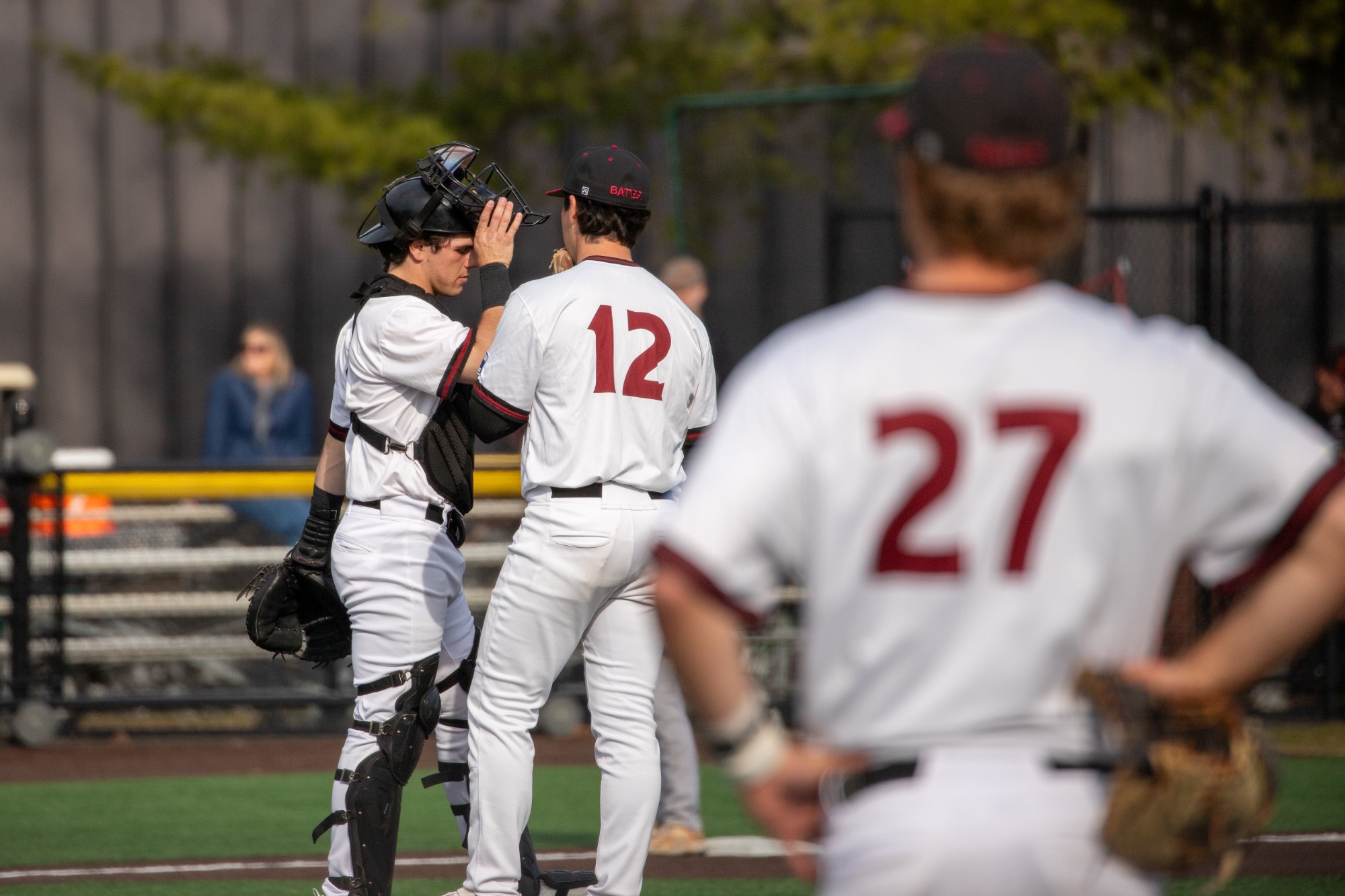 Max Dushney | Bates faced off against Colby in NESCAC play at home on April 10.