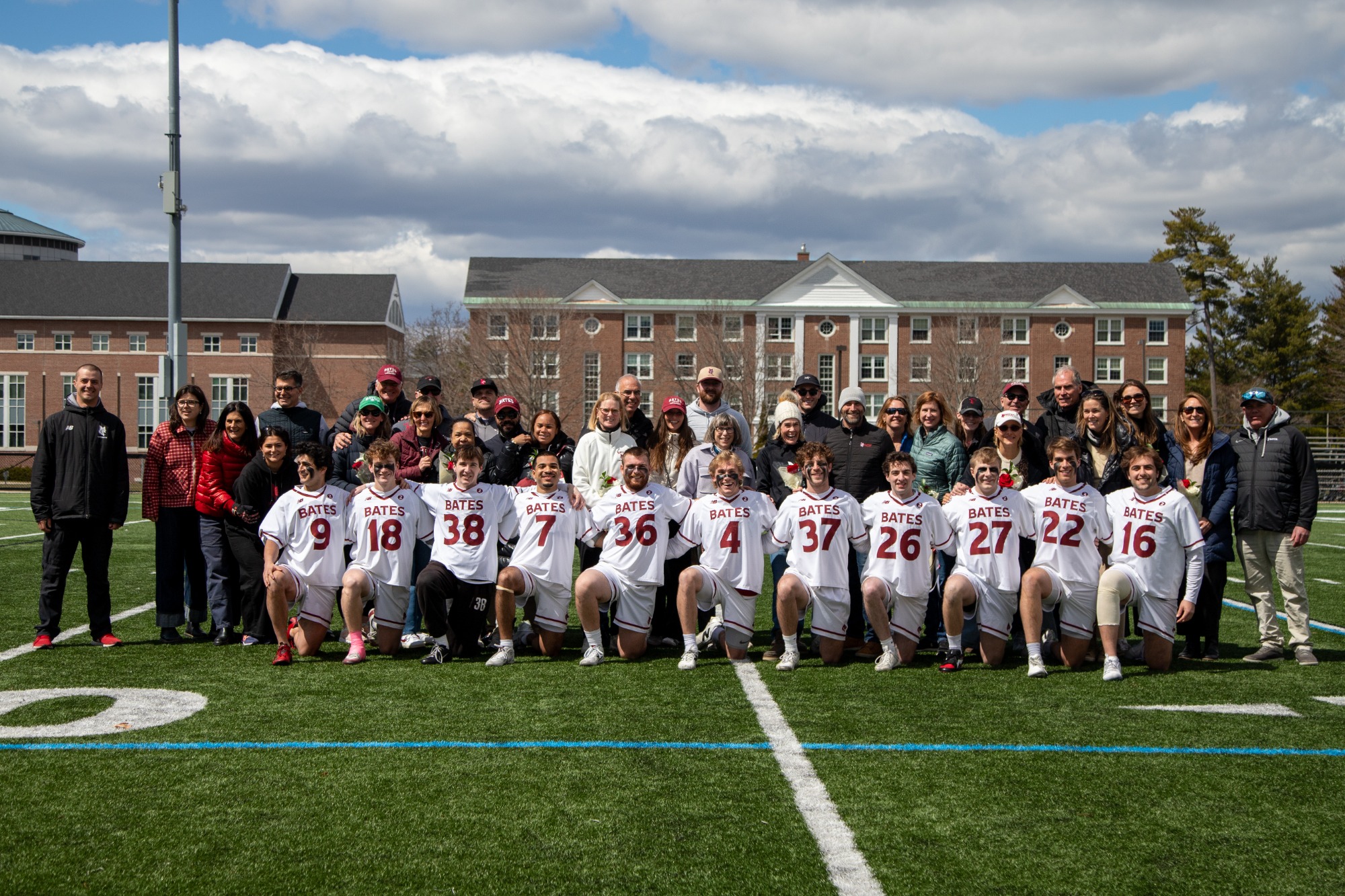 Men's lacrosse claimed victory over Connecticut College on Senior Day, April 11.