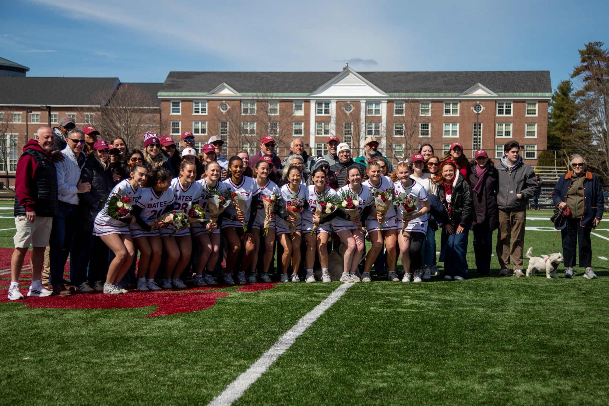 Women's lacrosse defeated Hamilton College 12-11 on April 4 for Senior Day at home.