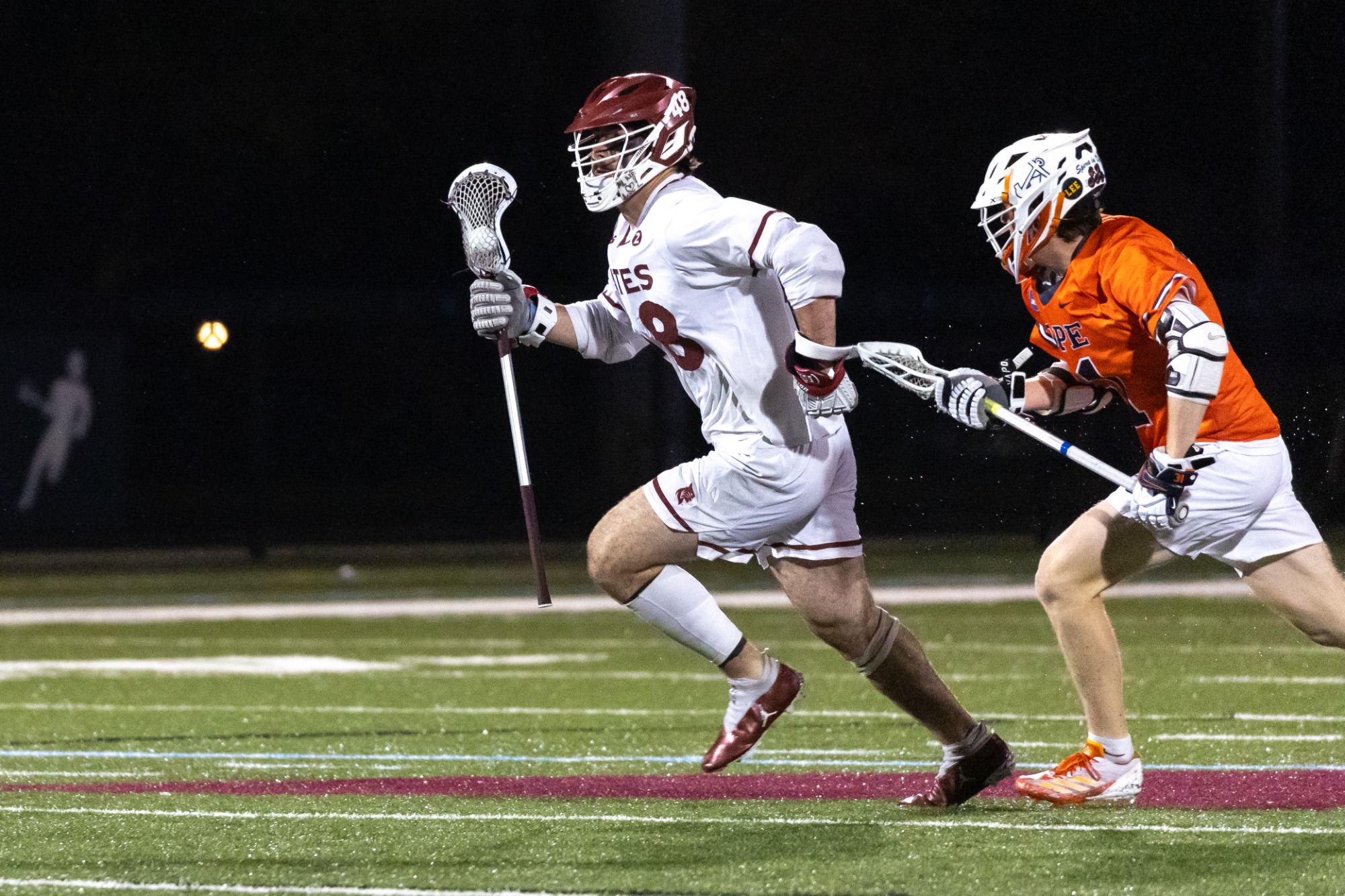 Bates College hosts Hope College, 5/10/26, in the 2026 NCAA Division III Men's Lacrosse Championship Tournament third round.