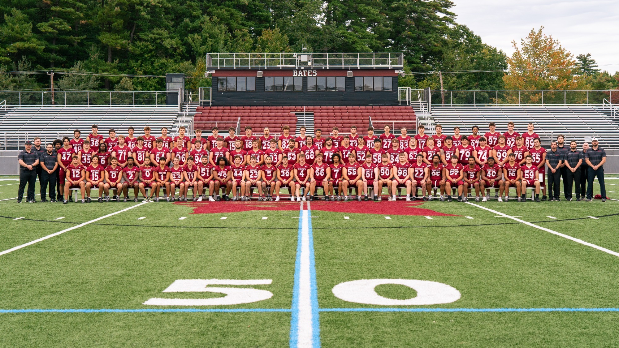 Bates Football Team Photo