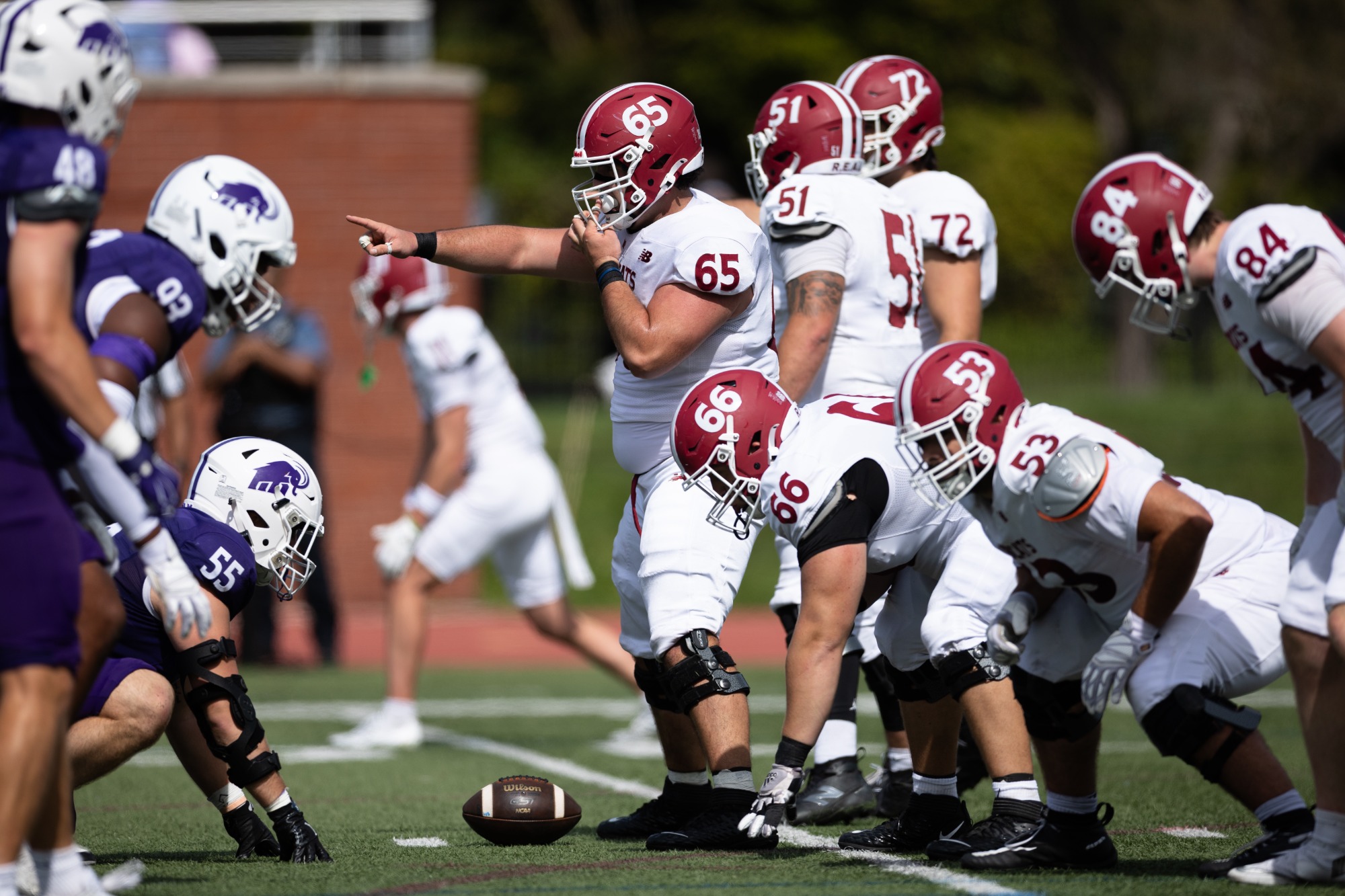 Matthew Pierotti | Bates football takes on Amherst College at Lehrman Field in Amherst, Mass. 