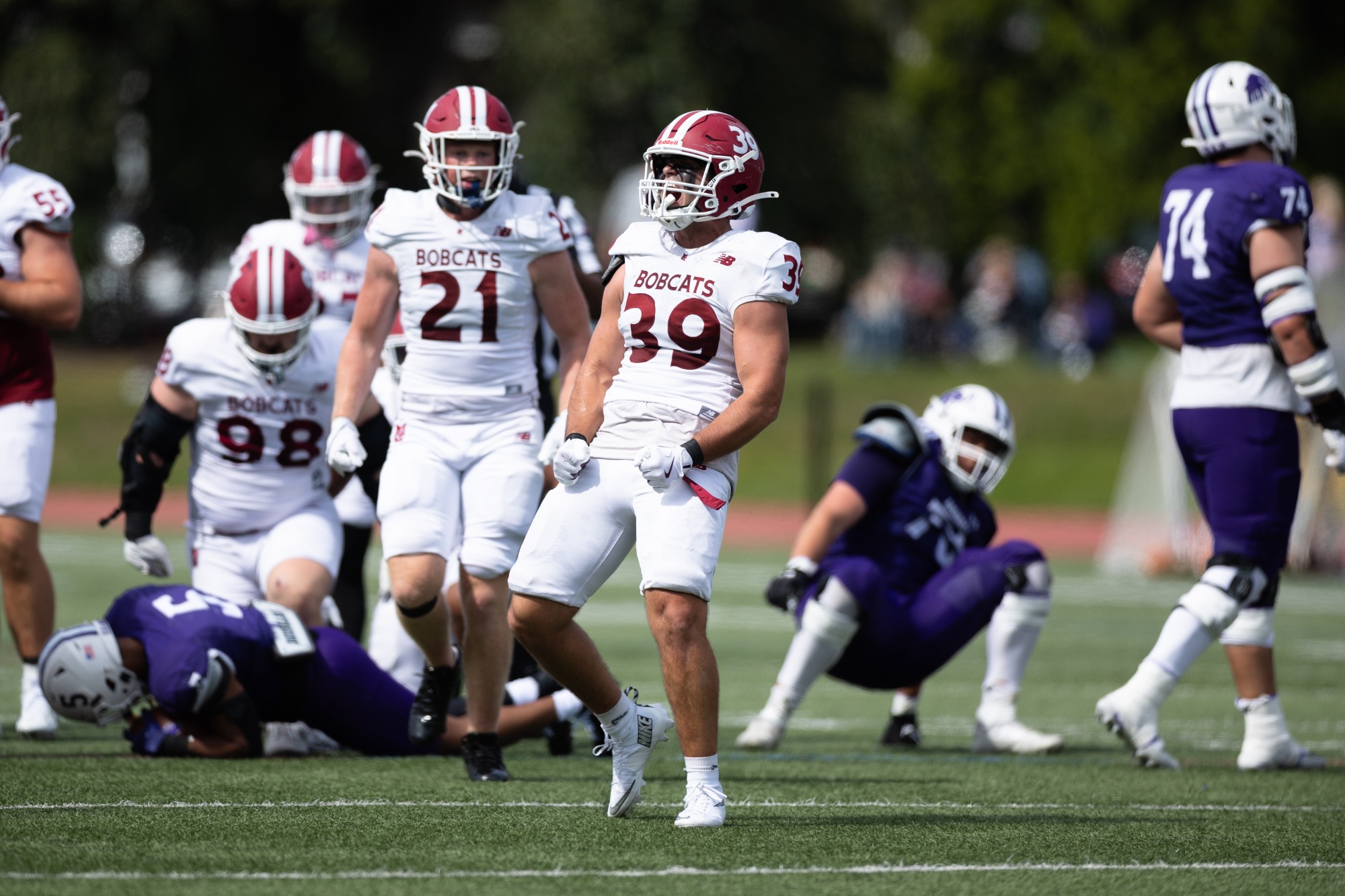 Ryan Rozich | Bates football takes on Amherst College at Lehrman Field in Amherst, Mass. 