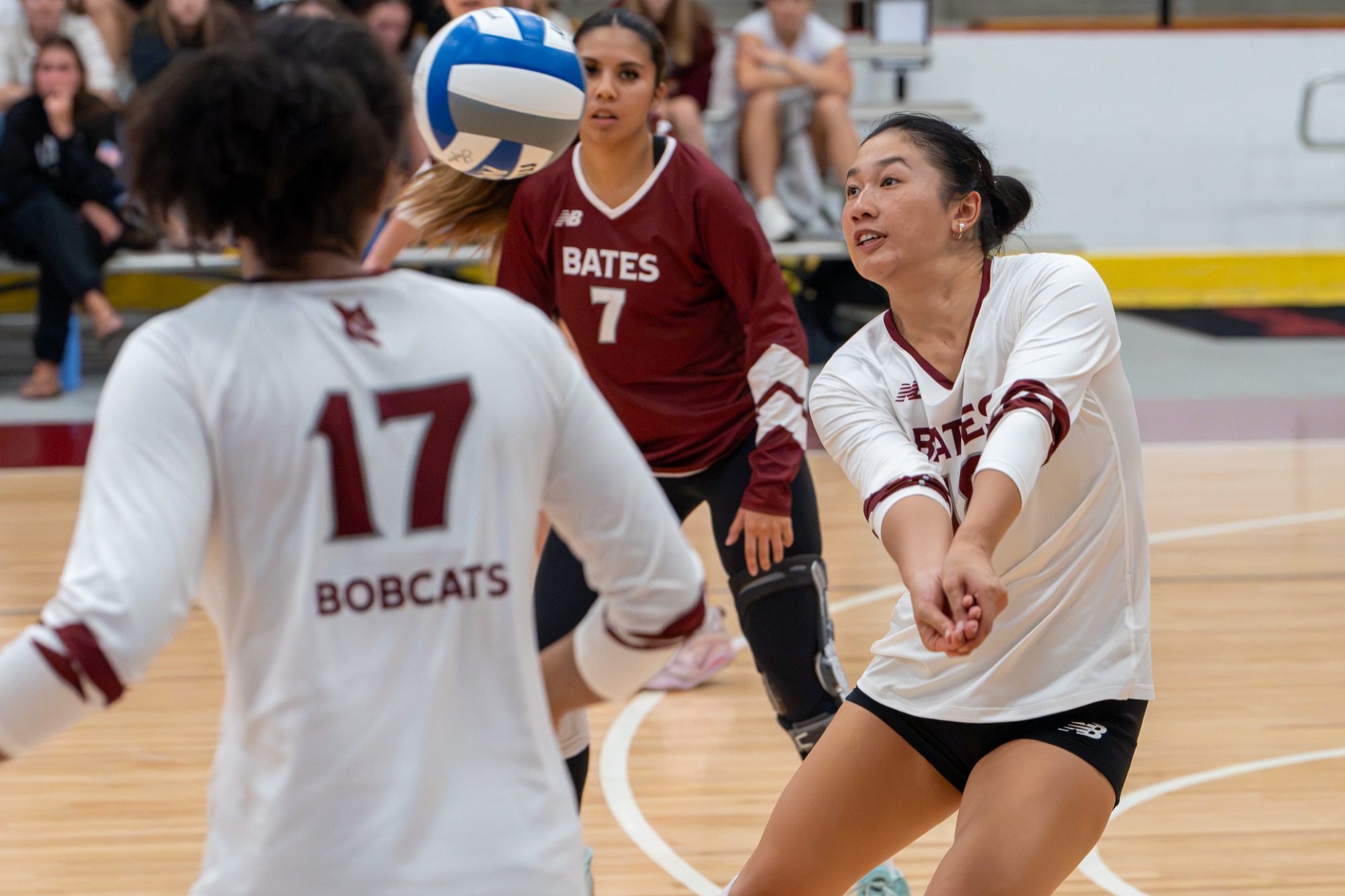 The Bates College hosted Tufts University in NESCAC action Friday night at Underhill Arena.