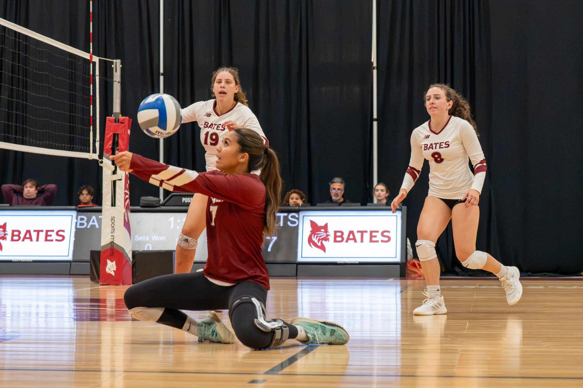 The Bates College hosted Tufts University in NESCAC action Friday night at Underhill Arena.