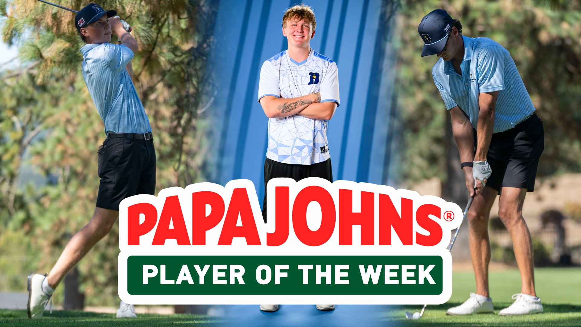 Papa Johns Players of the Week 10/21/2026 - Lincoln Wiedenmann, Cooper Reinecke, Connor Cameron