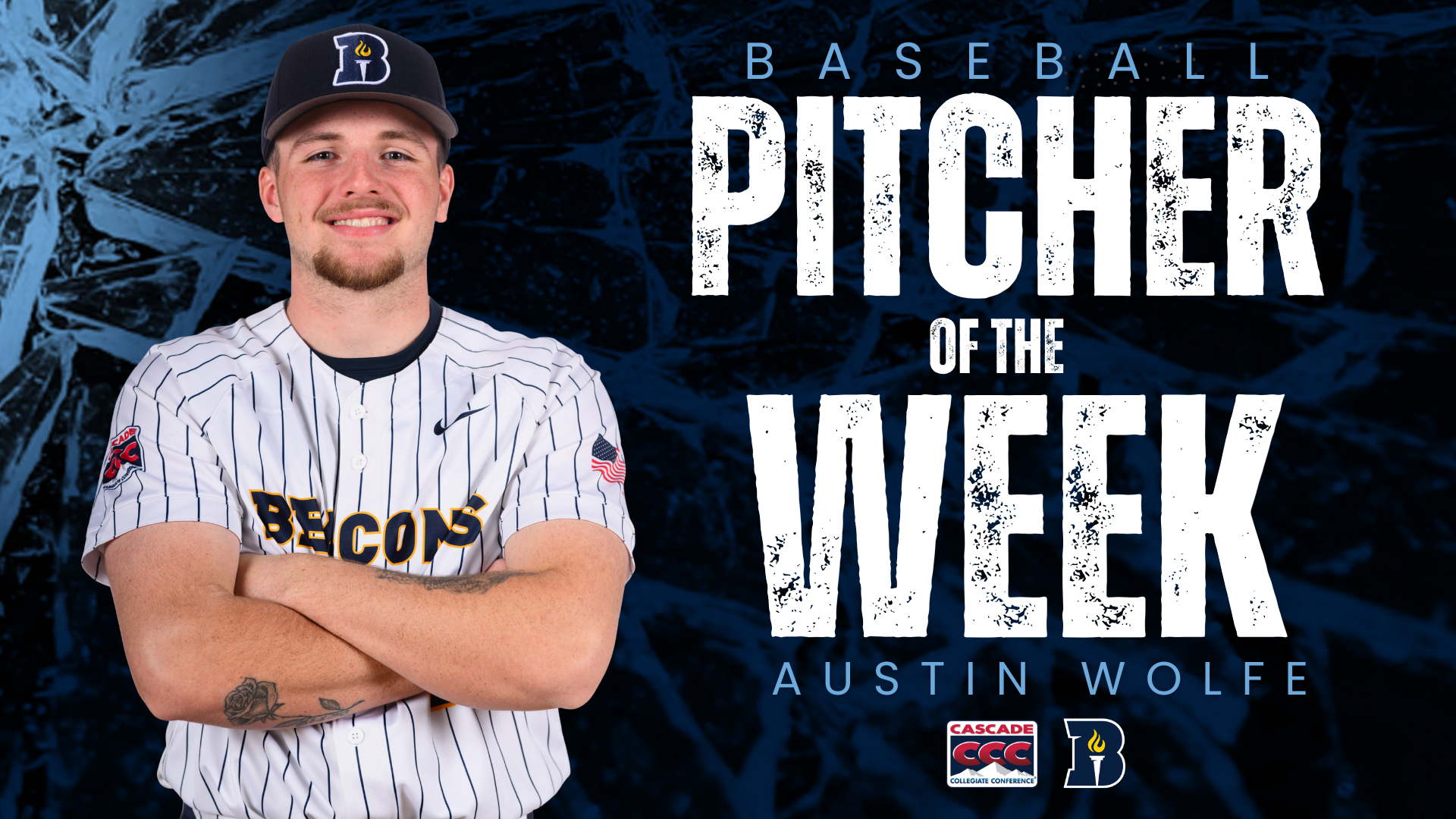 Austin Wolfe CCC Pitcher of the Week
