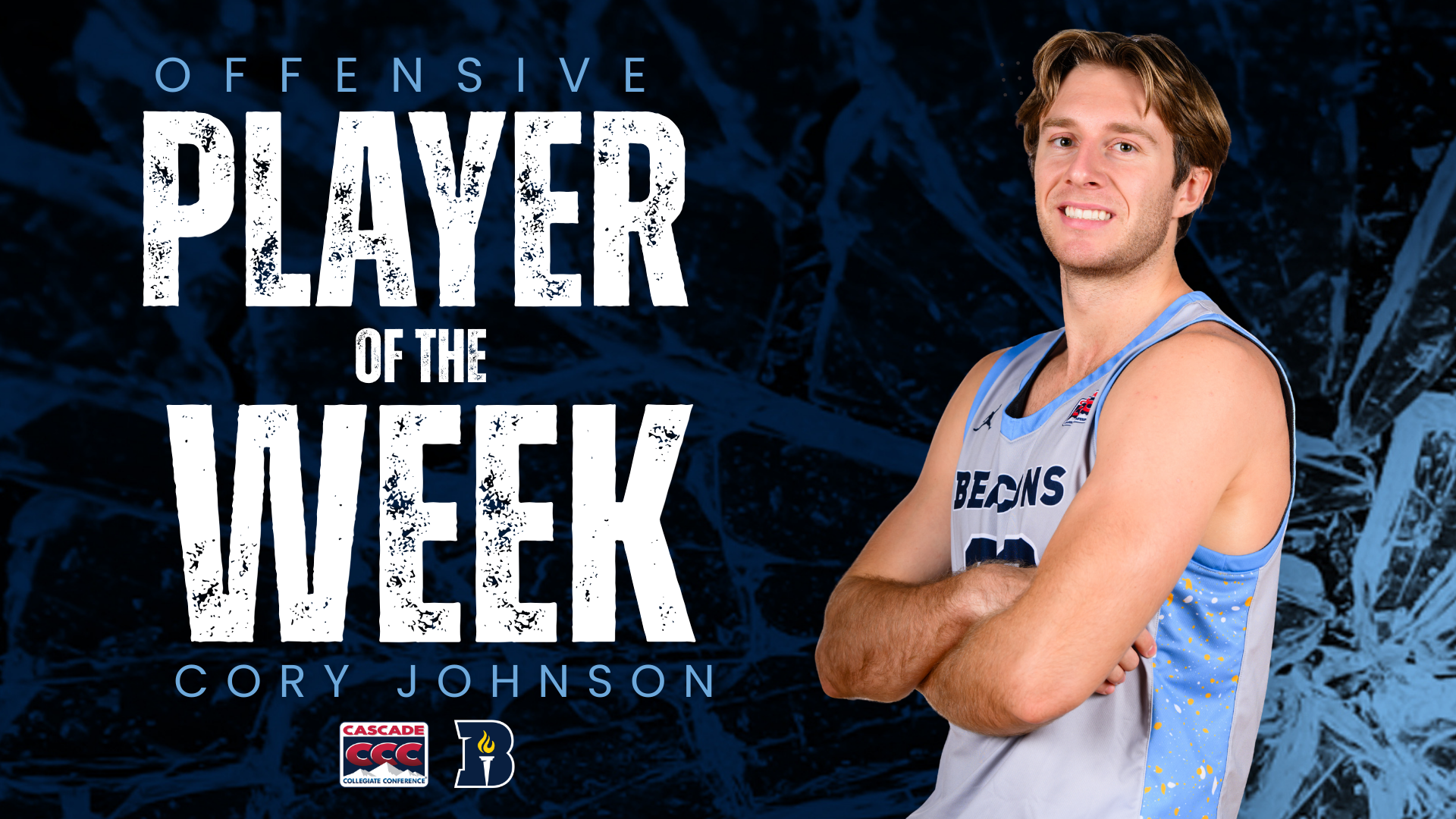 Cory Johnson CCC Player of the Week