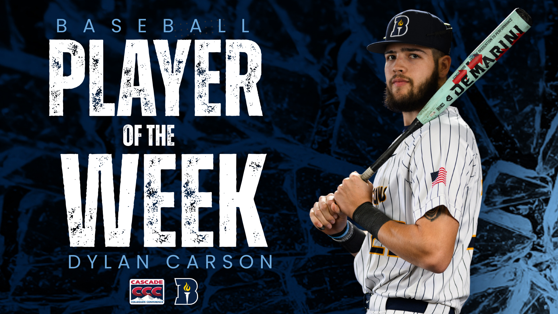 Dylan Carson CCC Player of the Week 2-23-2026