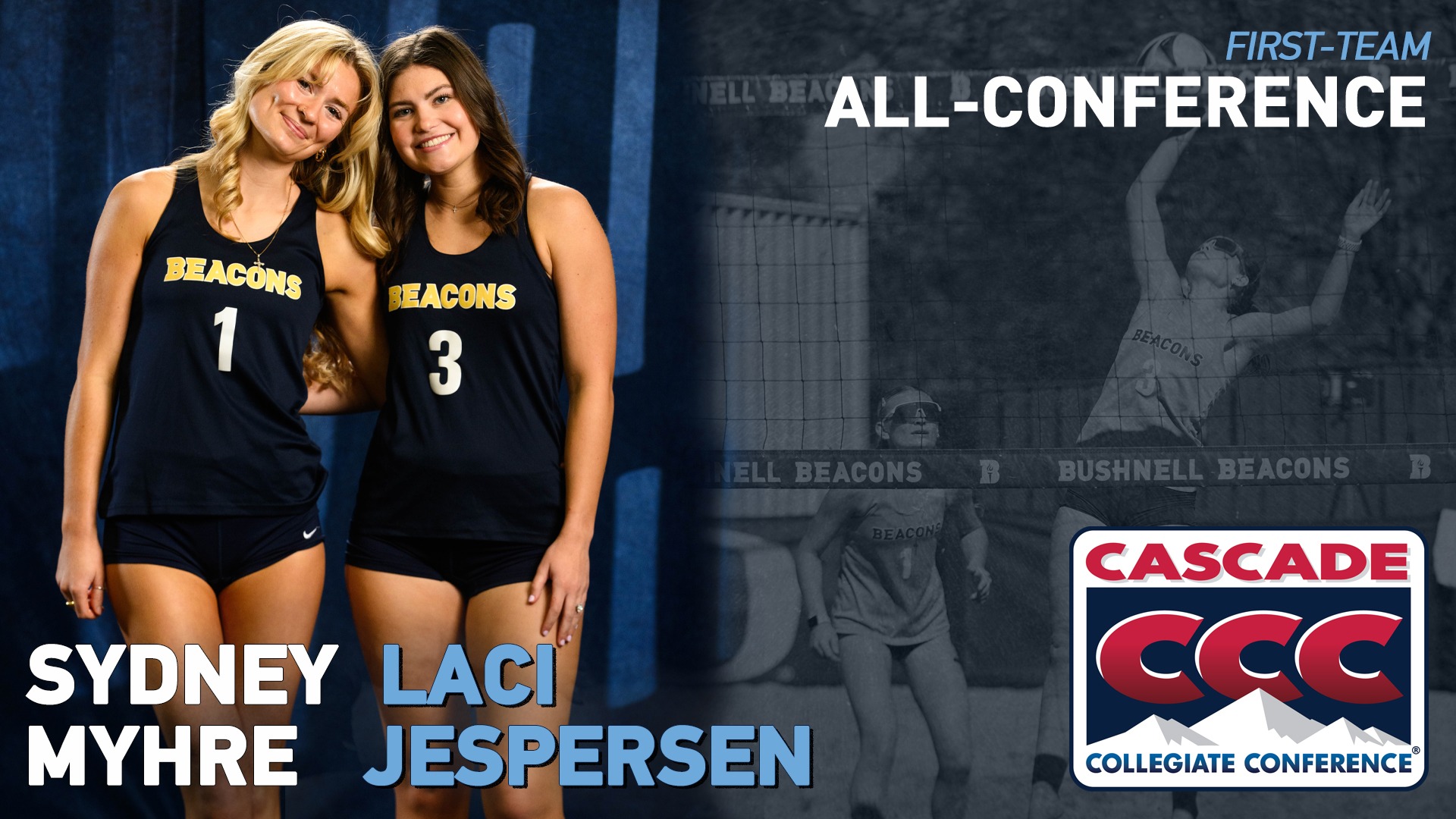 2026 All-CCC Beach Volleyball - Laci/Sydney