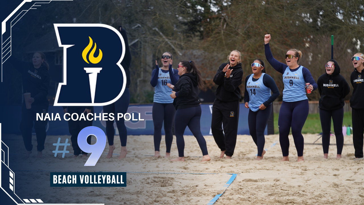 Beach Volleyball NAIA Coaches Poll Final Ranking: #9, Team Celebration