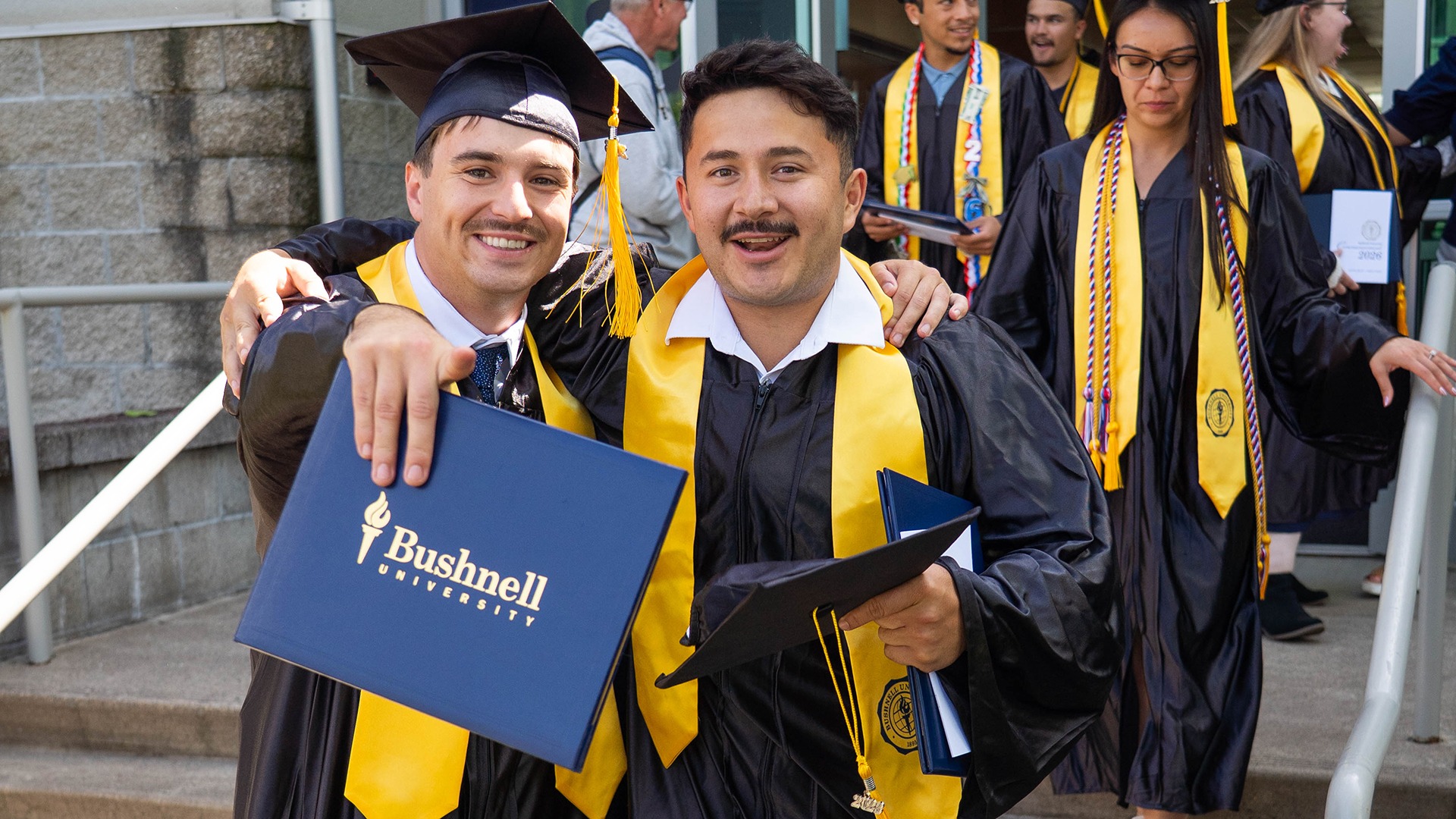 Koby Sewall and Jorge Lopez at Graduation 2026