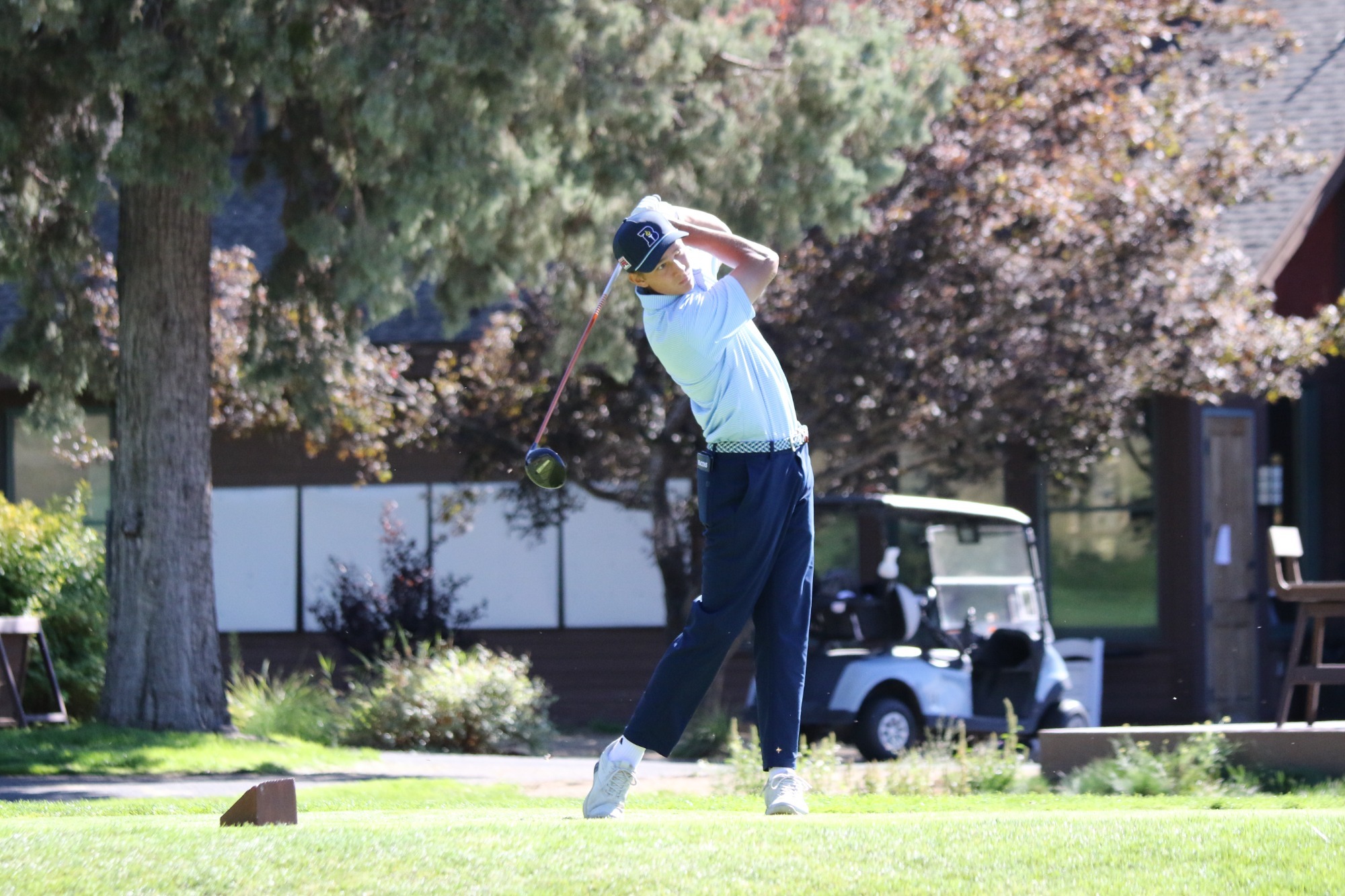 Men's Golf Action Shot