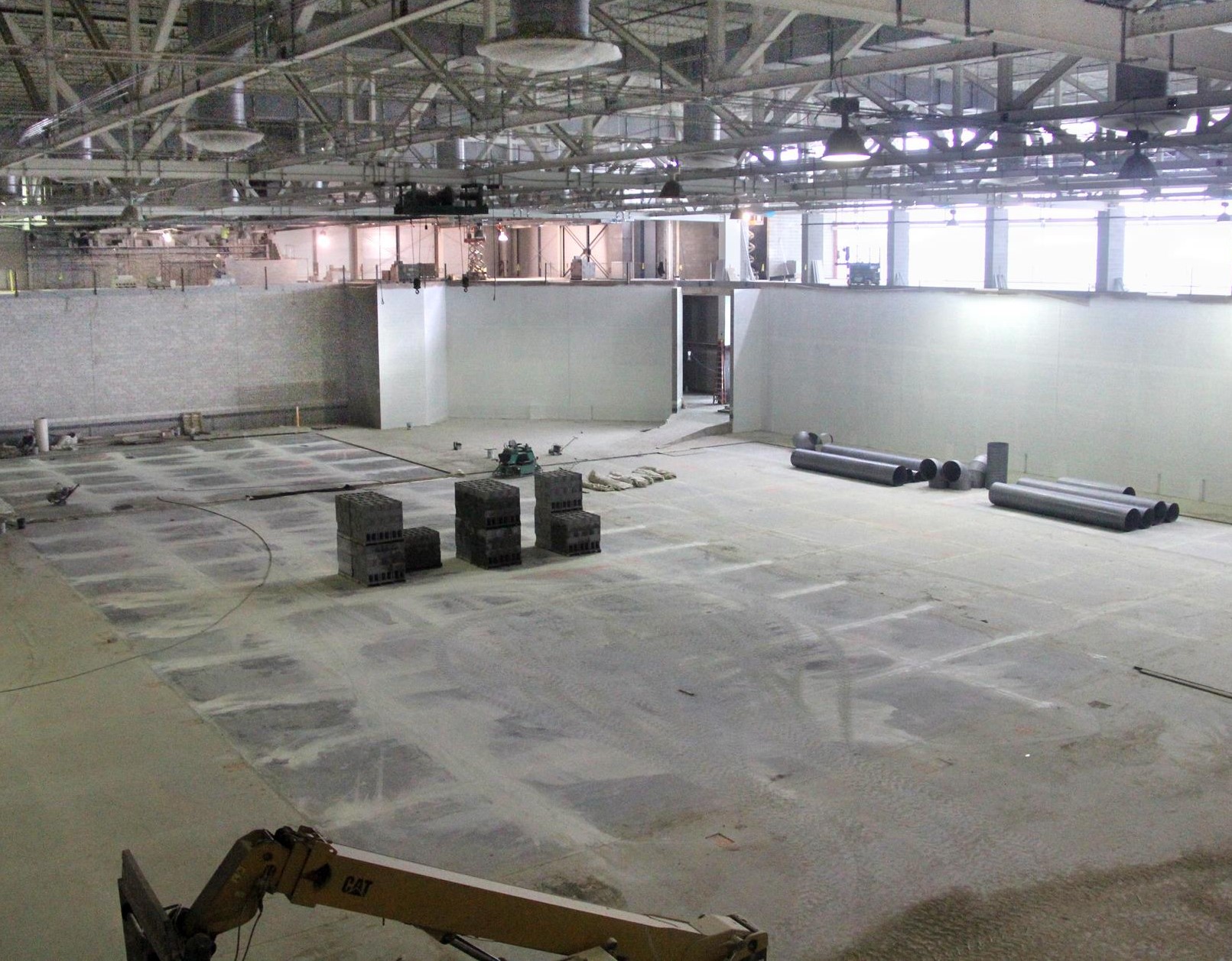 Scheels Center concrete floor