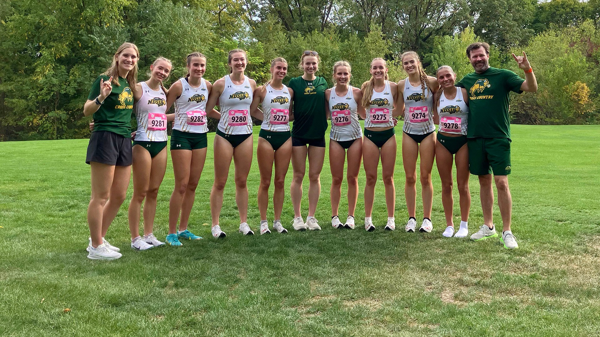 NDSU Women's Cross Country - 2025 Bradley Pink Classic Runners-Up