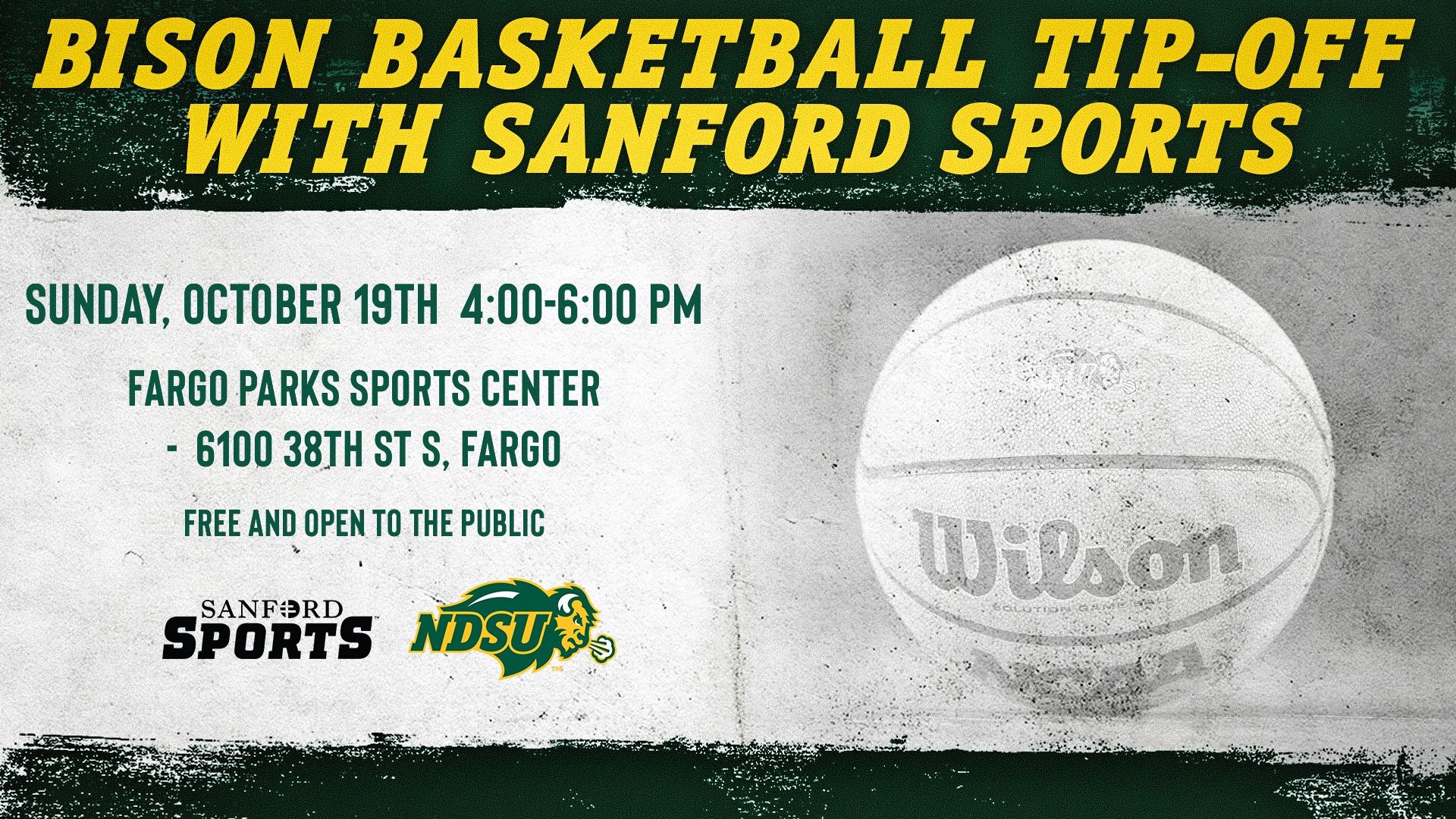 Bison Basketball Tip-Off with Sanford Sports
