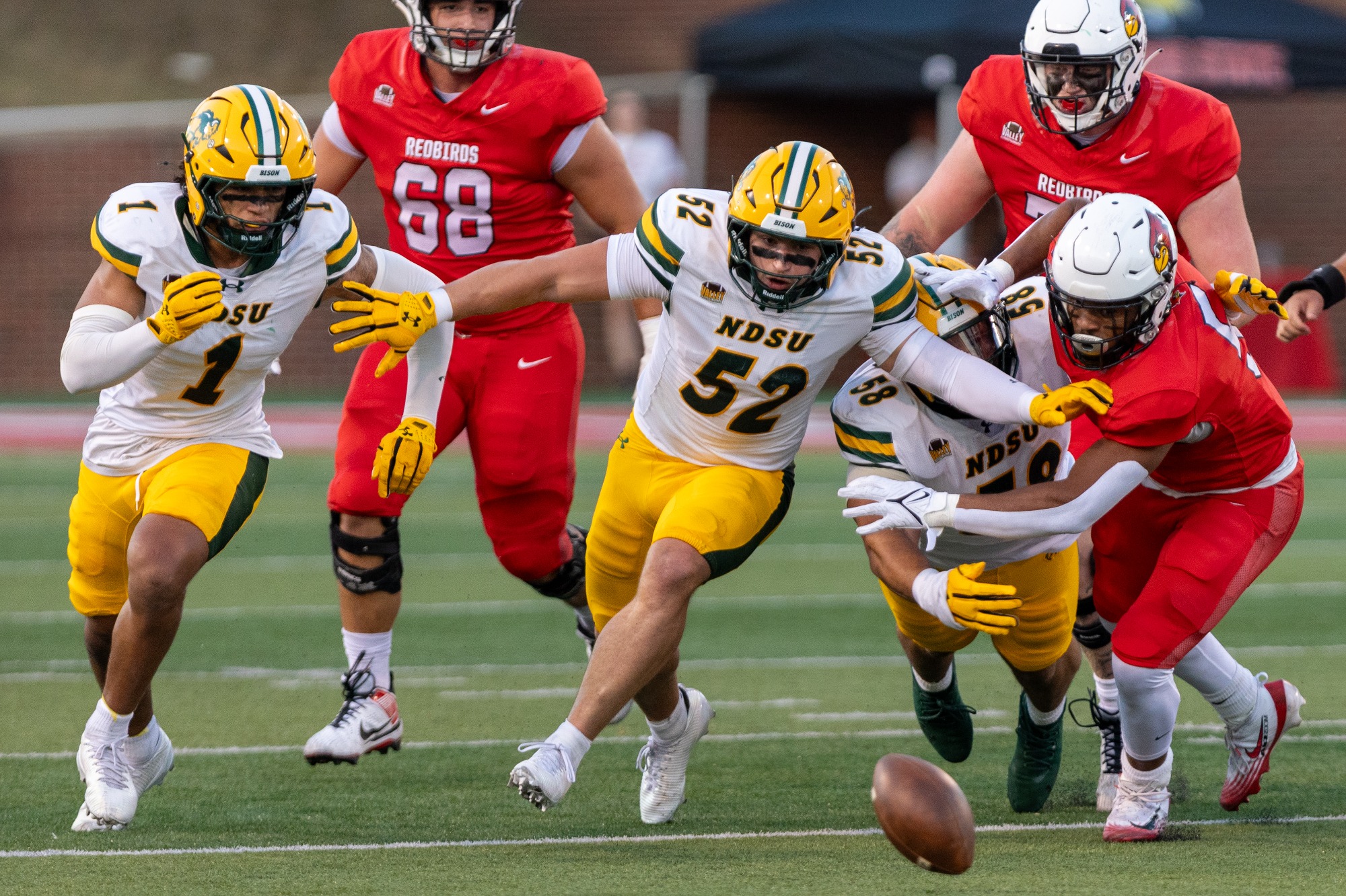 Photo from the North Dakota State at Illinois State football game Saturday, Oct. 4, 2025.