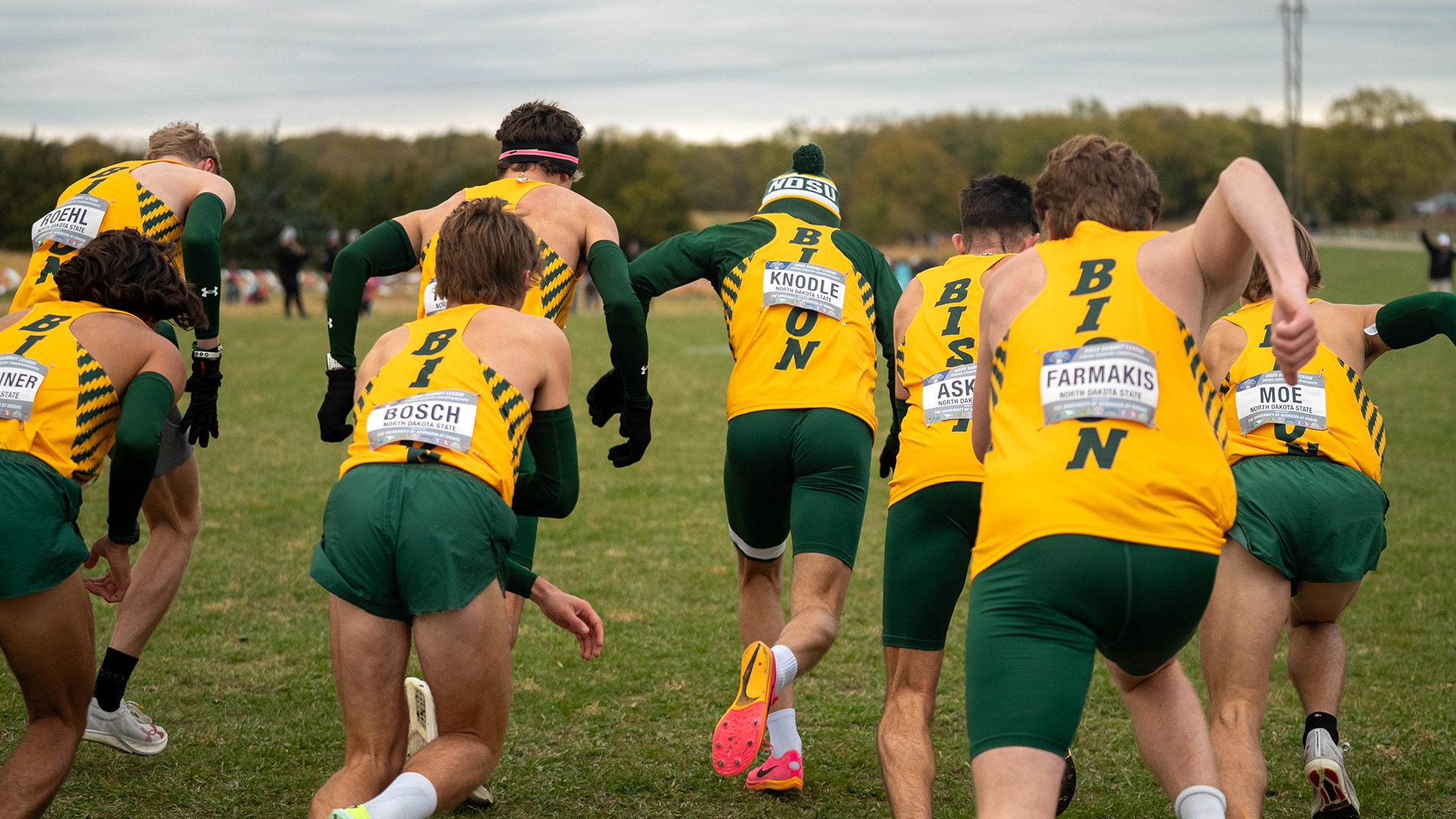 NDSU men's cross country at the 2025 Summit League Championships