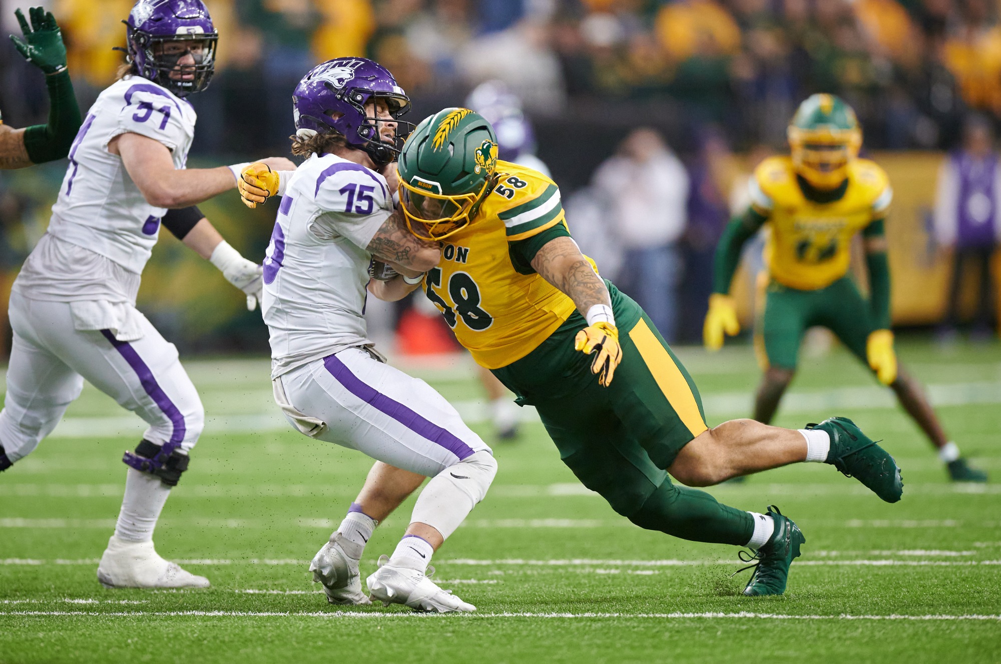 Photo from the Northern Iowa at North Dakota State football game Saturday, Nov. 15, 2025.