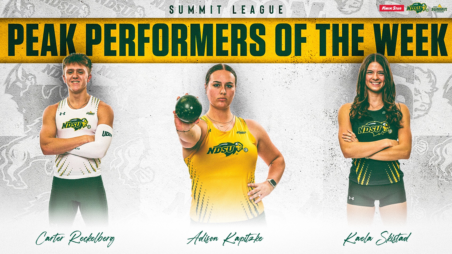 Carter Reckelberg, Adison Kapitzke, Kaela Skistad