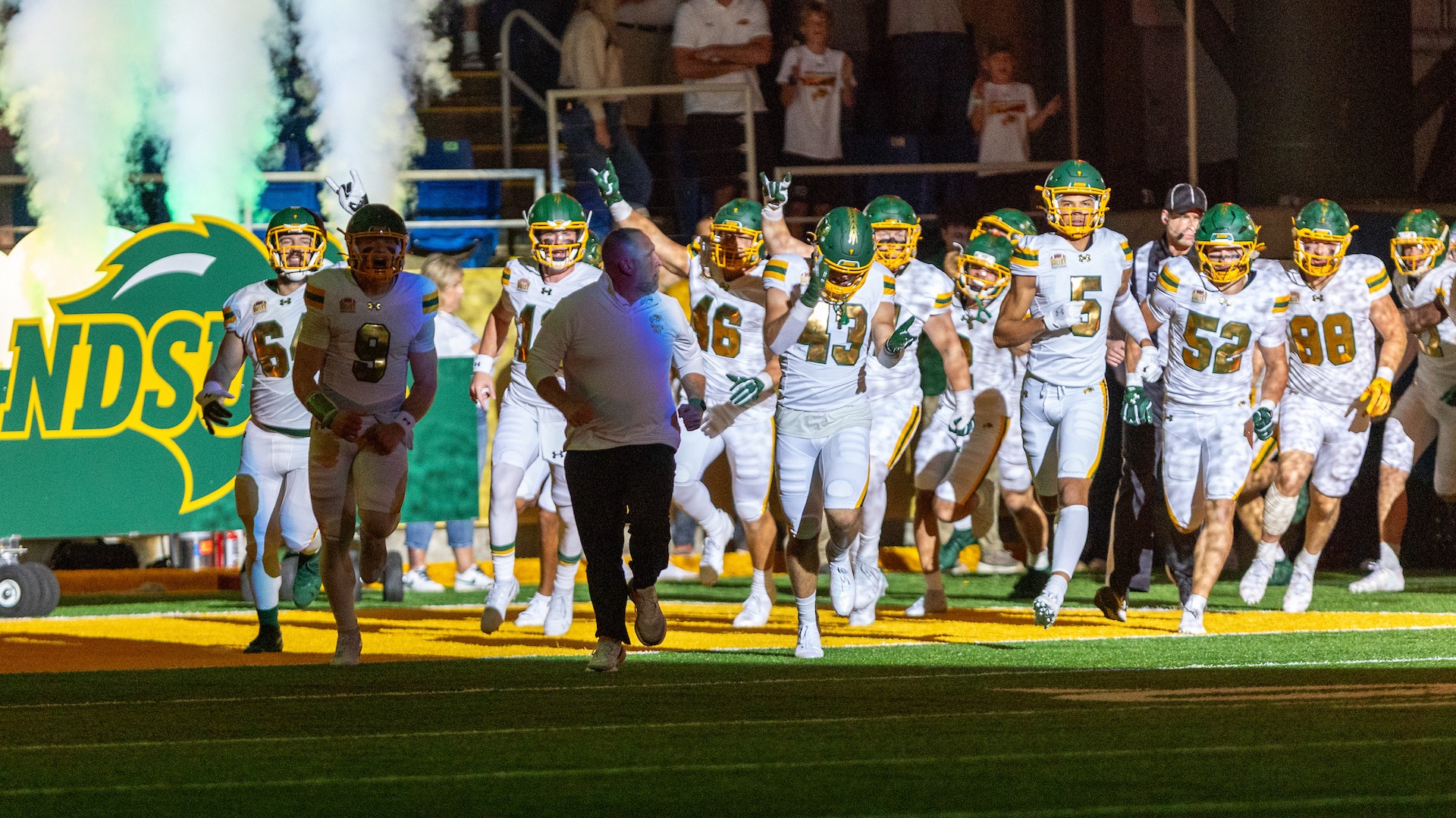 NDSU football team entrance
