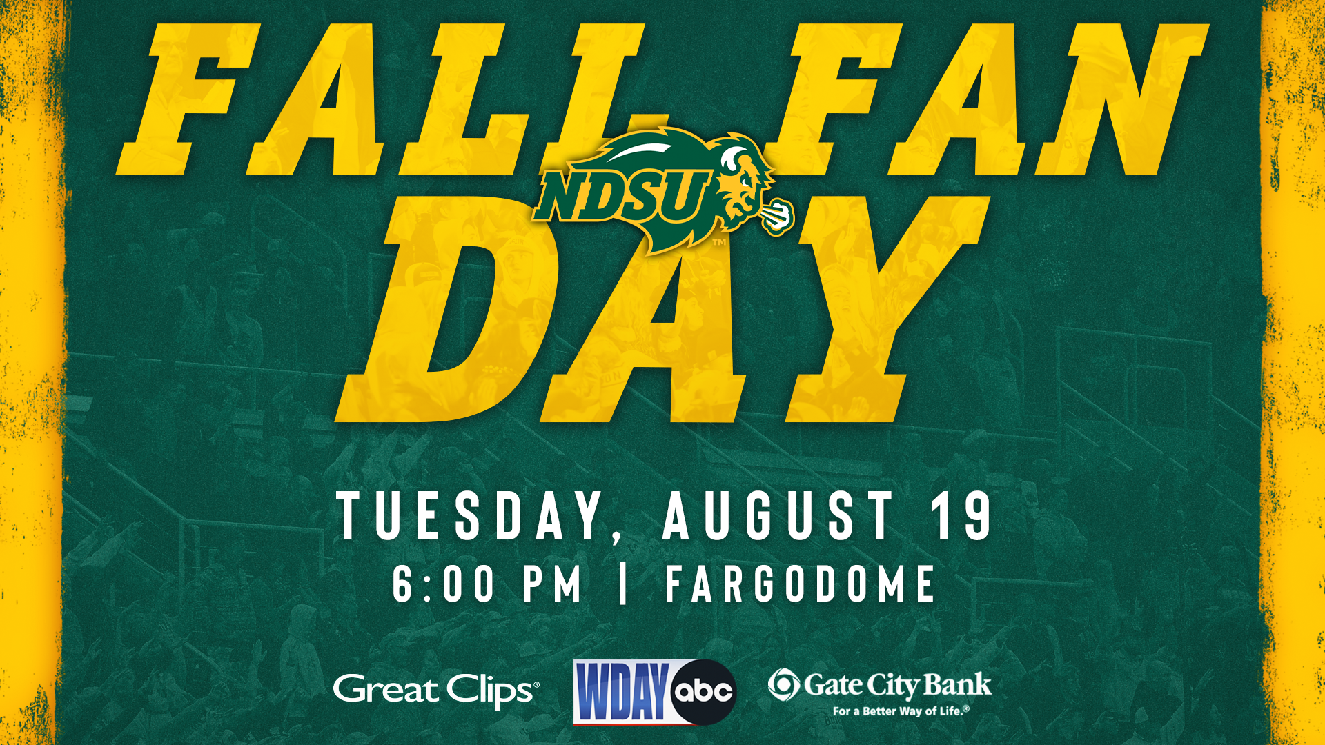 2025 NDSU Fall Fan Day graphic