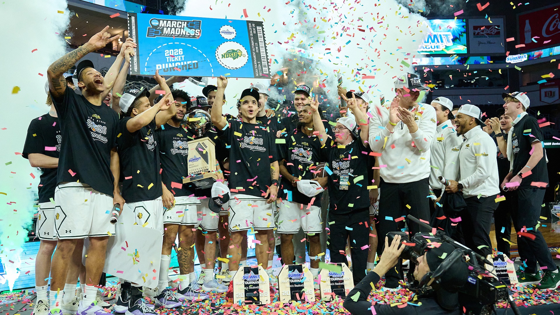 NDSU men's basketball 2026 Summit League Tournament champions