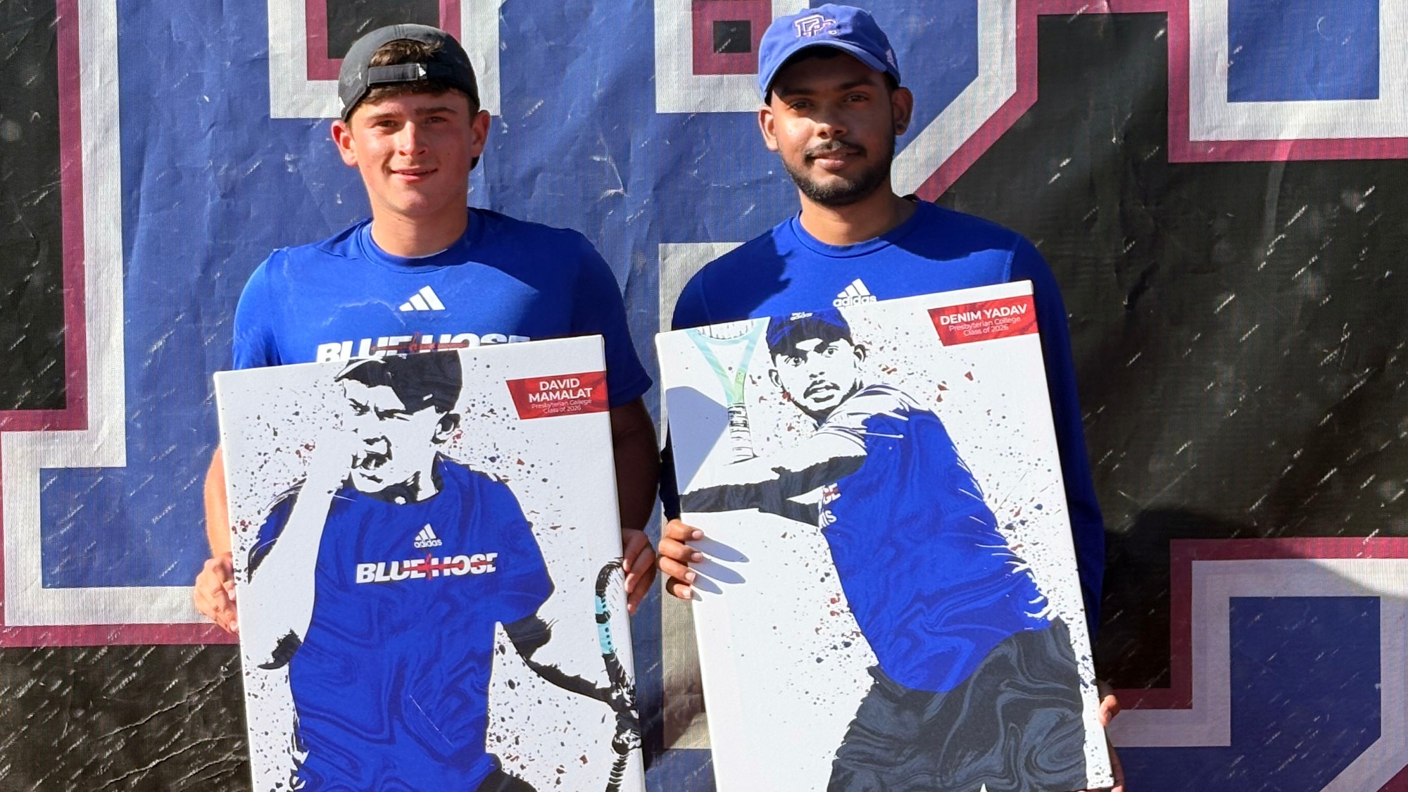 Seniors David Mamalat and Denim Yadav