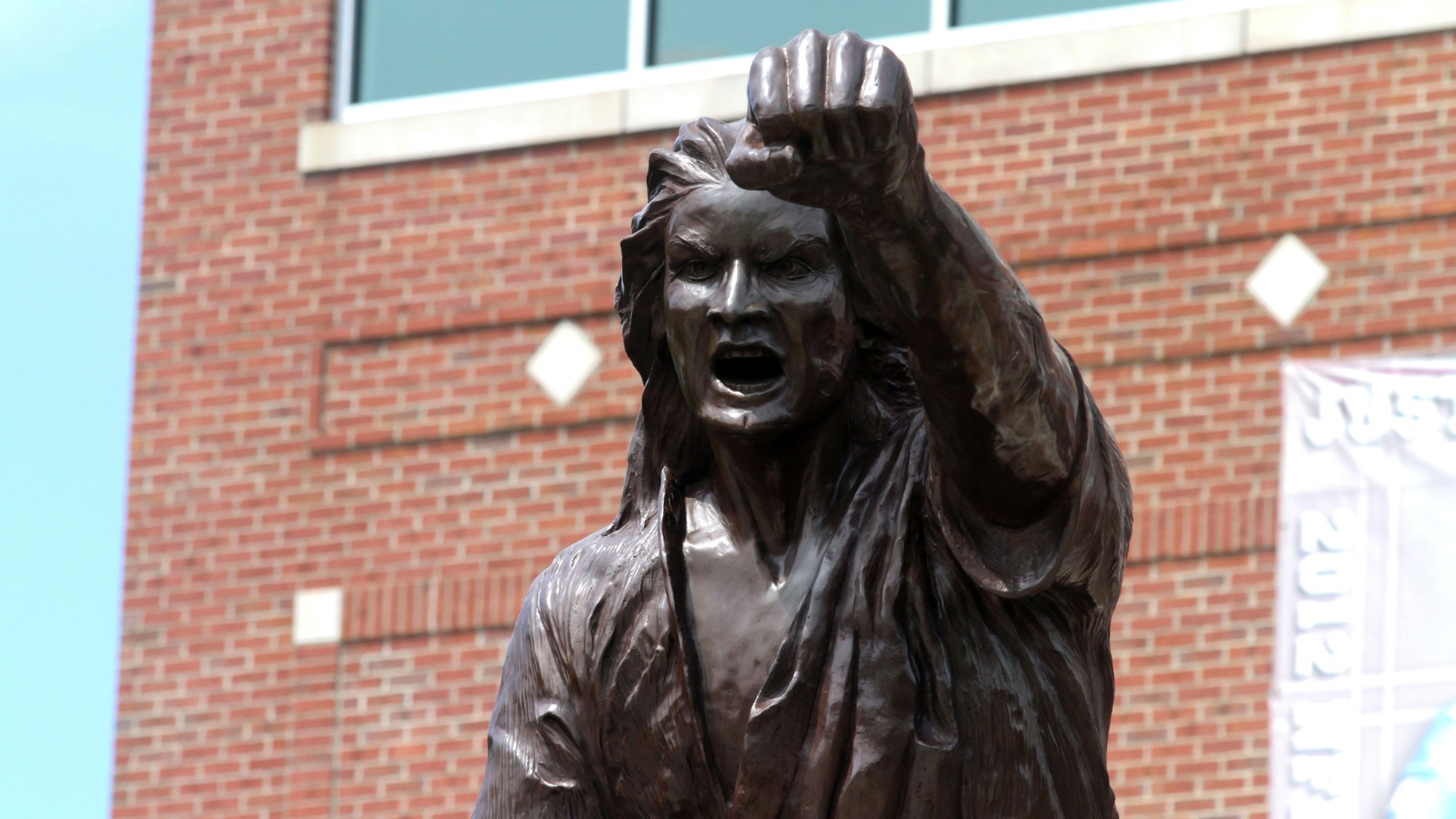 Football Scotty Statue