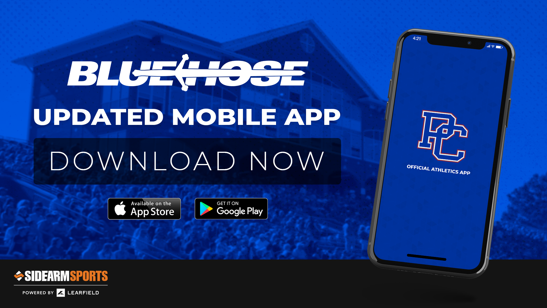 PC Athletics Updated GoBlueHose App
