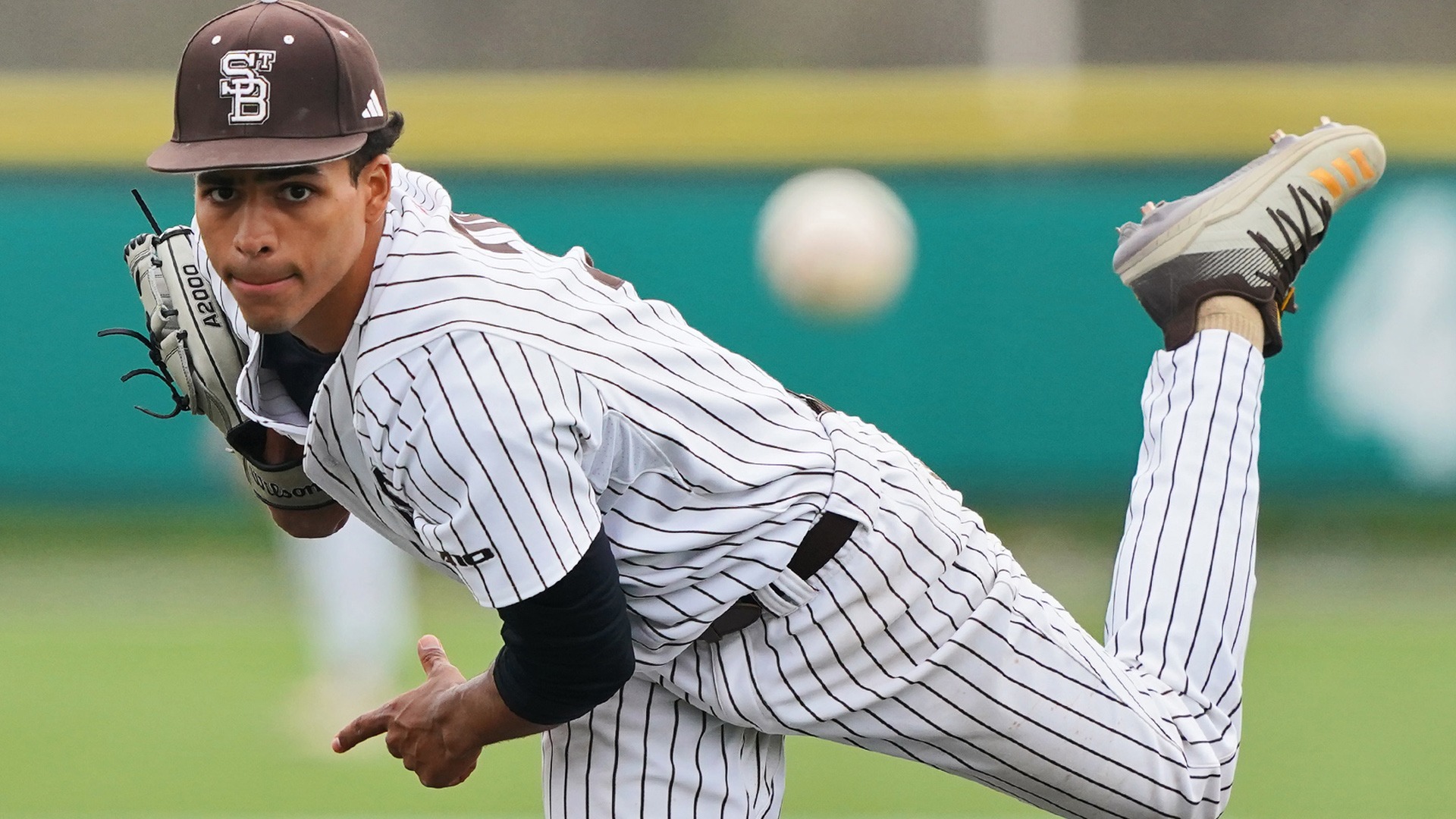 Kade Walker pitching vs. Canisius